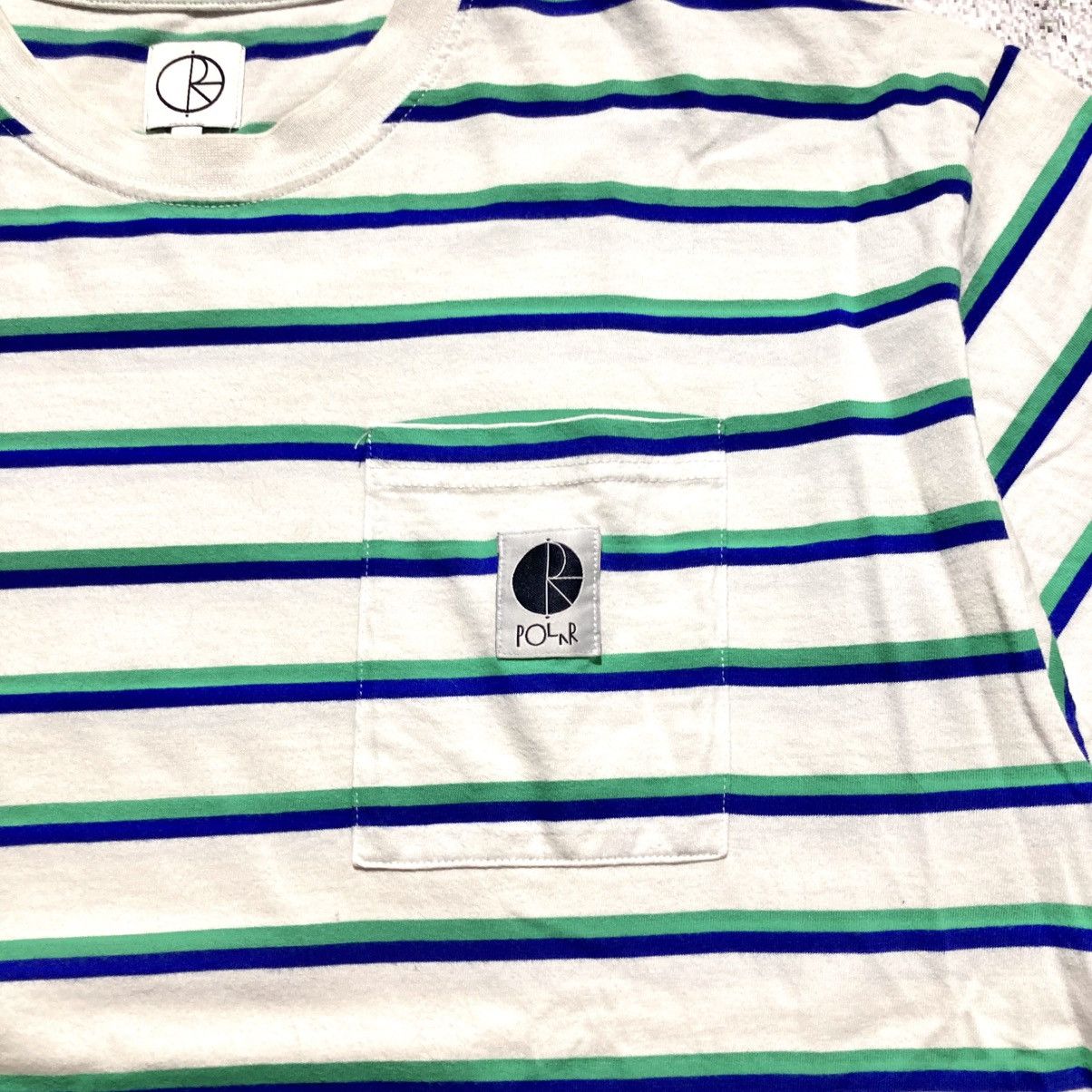 Polar Skate Co. Polar Skate Co. Pocket Logo Striped T-shirt Size US L / EU 52-54 / 3 - 4 Thumbnail