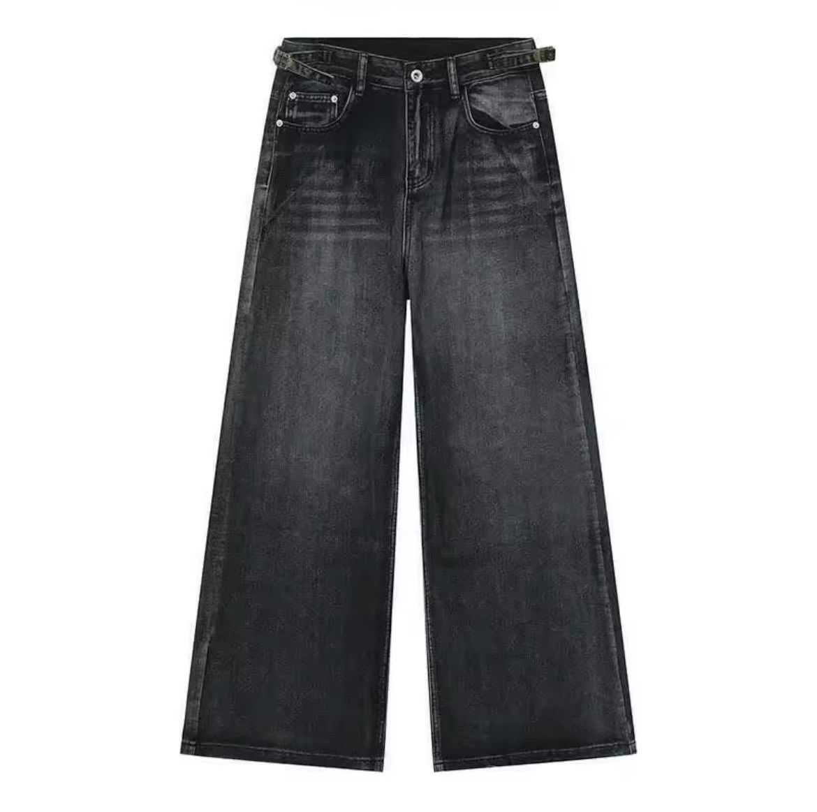 Other Dark gray retro washed denim Size US 30 / EU 46 - 1 Thumbnail
