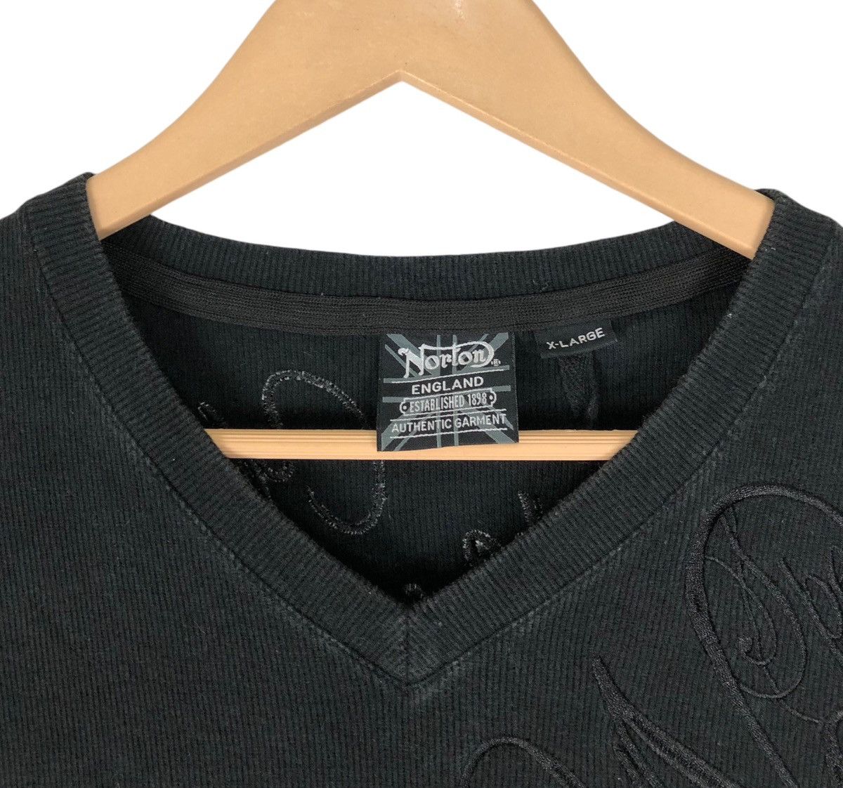 Japanese Brand × Norton Norton Motorcycles Embroidery Longsleeve T shirt Size US L / EU 52-54 / 3 - 11 Thumbnail
