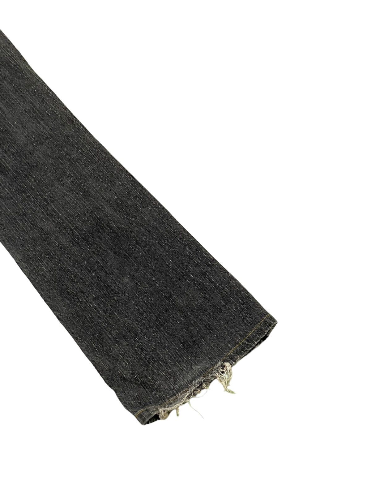 Japanese Brand Flare Jeans Edwin Japan Faded Distress Boot Cut 6🟦2 Size US 31 - 14 Thumbnail