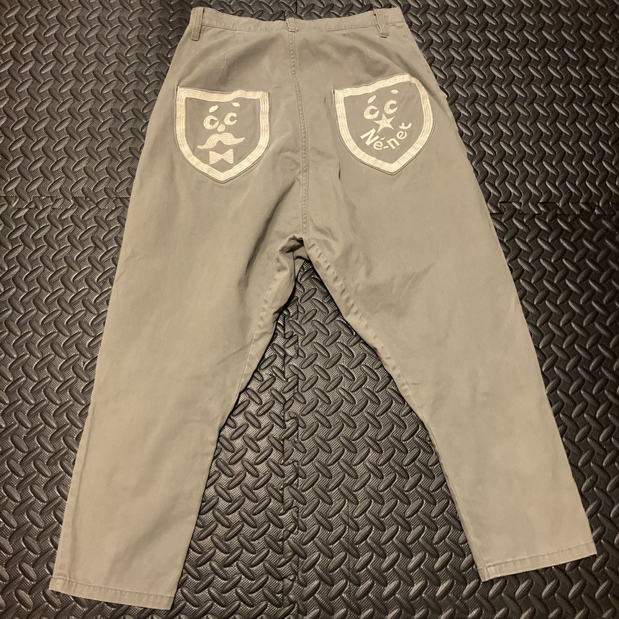 Issey Miyake × Ne-Net Ne-net Issey Miyake Drop Crotch Pants Size US 28 / EU 44 - 2 Thumbnail
