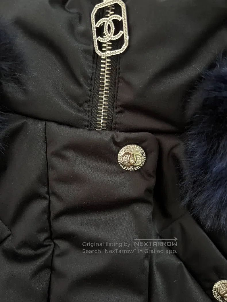 Chanel Chanel Ski series blue fur diamond button down jacket Size XS / US 0-2 / IT 36-38 - 4 Thumbnail