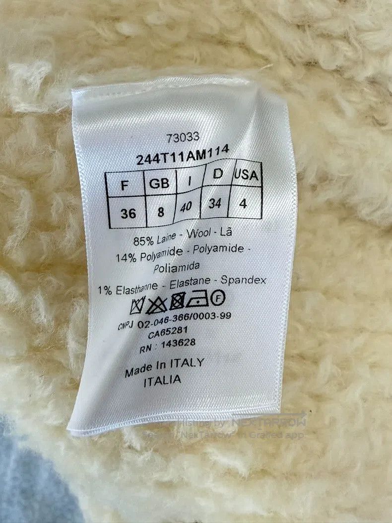 Dior Dior Milky white lamb wool vest Size XS / US 0-2 / IT 36-38 - 7 Thumbnail