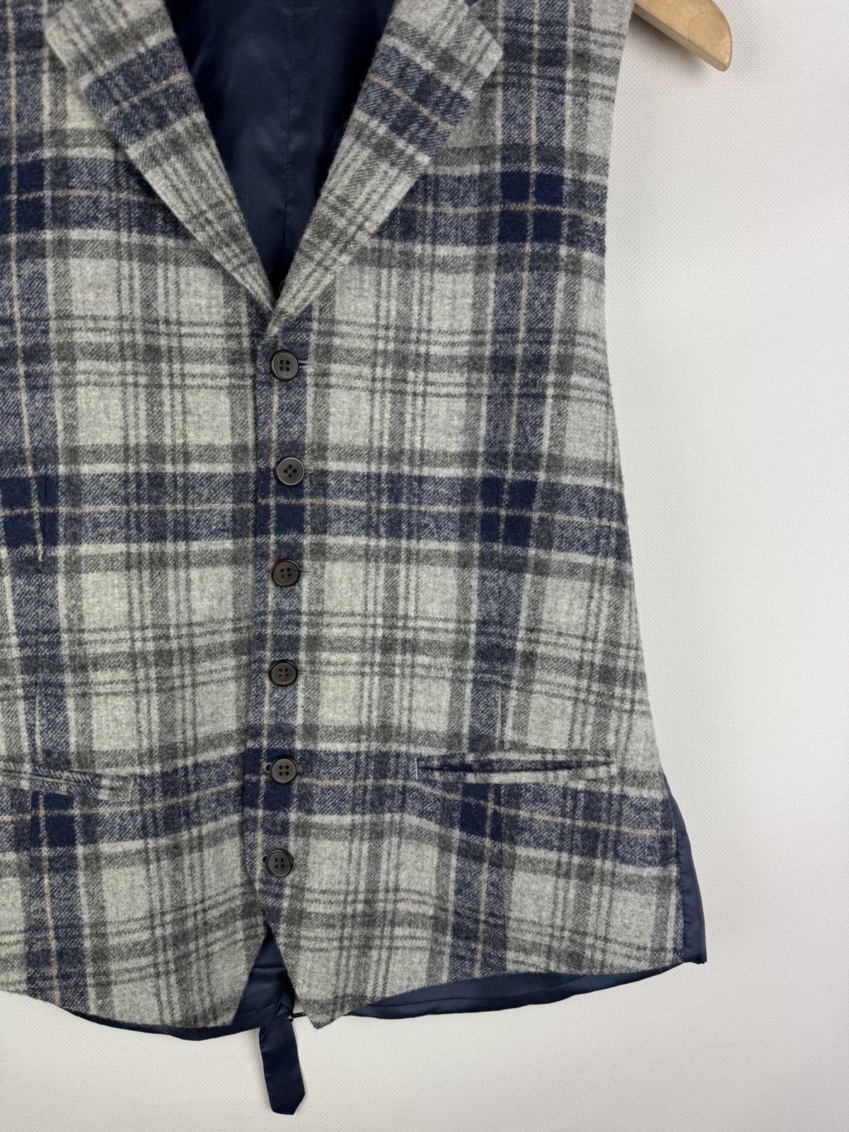 Suitsupply Suitsupply Capetown Men’s Alpaca / Wool Tweed Vest Size 38R - 6 Thumbnail