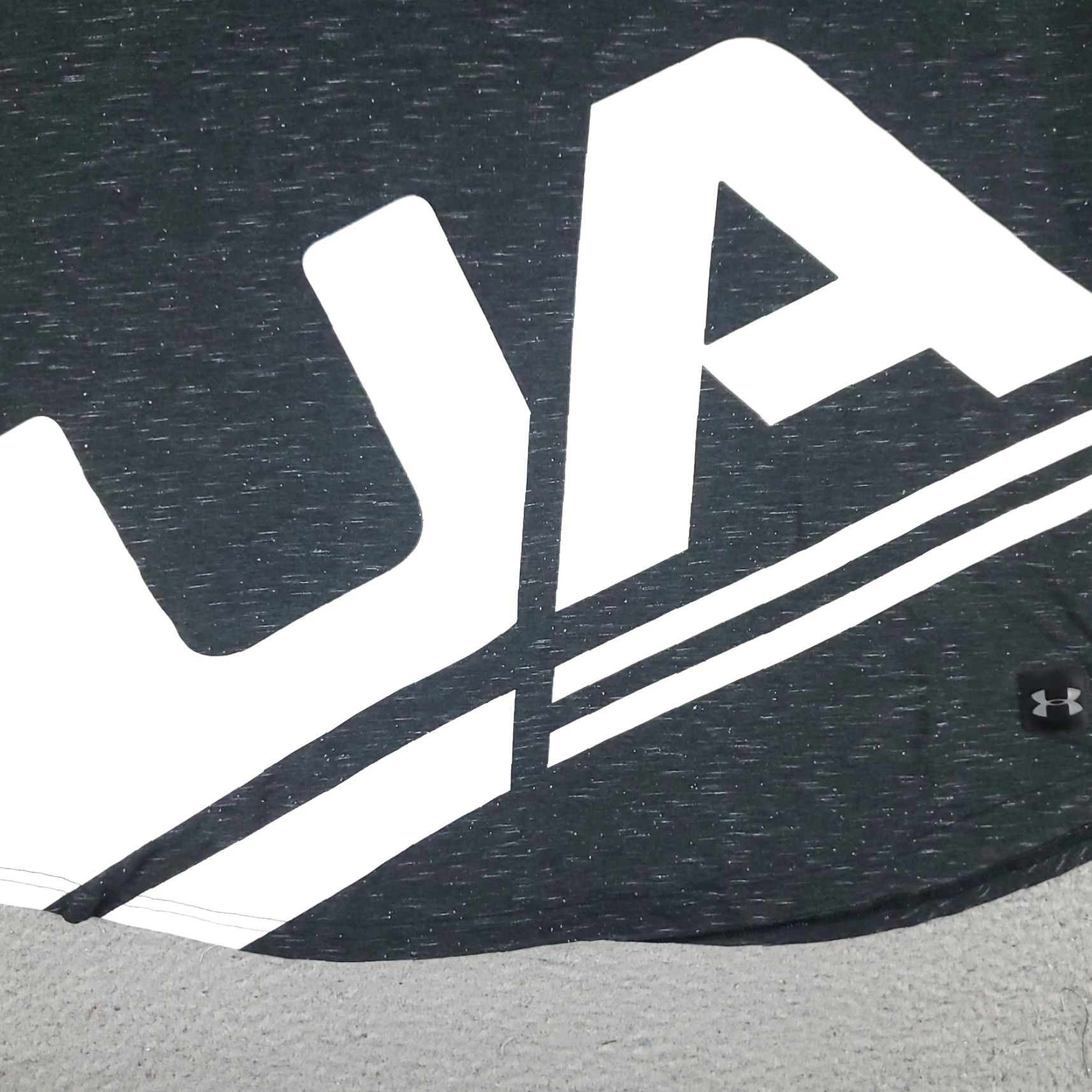 Under Armour Under Armour T-Shirt Mens 2XL Gray Short Sleeve Crew Neck Regular Cotton Blend Logo Sports Casual Fall Winter Summer Spring Modern 90s Mens Size US XXL / EU 58 / 5 - 3 Thumbnail