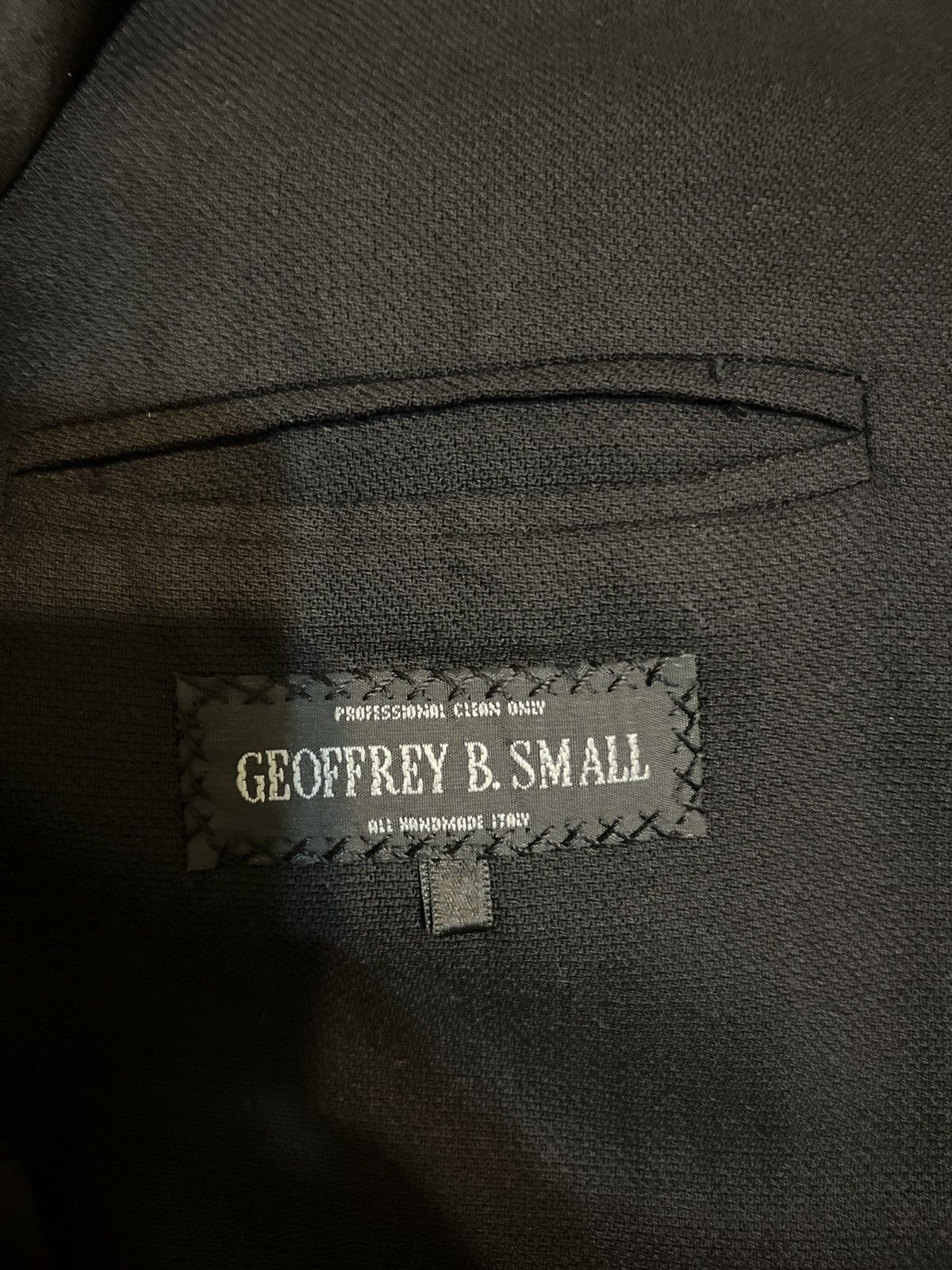 Geoffrey B. Small Biella Pure Tasmania Extrafine Wool Jacket Size US XS / EU 42 / 0 - 5 Thumbnail
