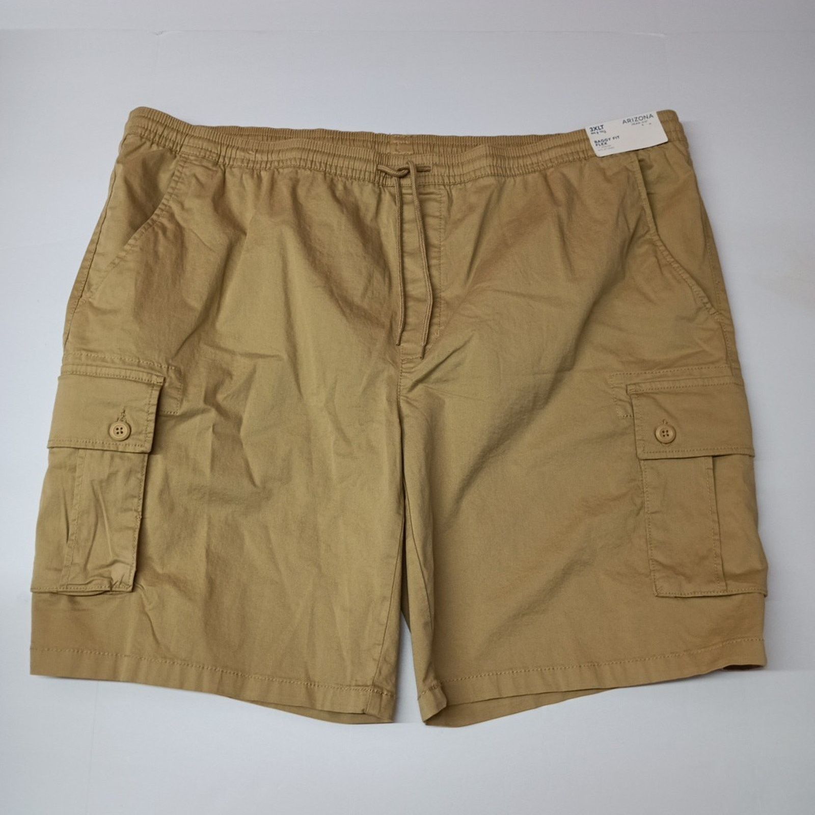 Arizona Jean Co. Arizona Baggy Fit Flex Cargo Shorts Men's Size 3XLT Khaki Size US 44 / EU 60 - 1 Thumbnail