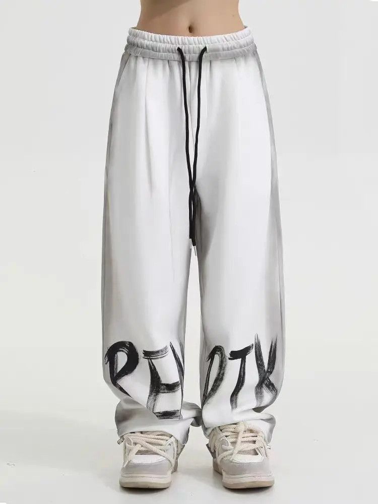 Designer × Japanese Brand Hip Hop Streetwear Designer Loose Casual Pants Size US 32 / EU 48 - 2 Thumbnail