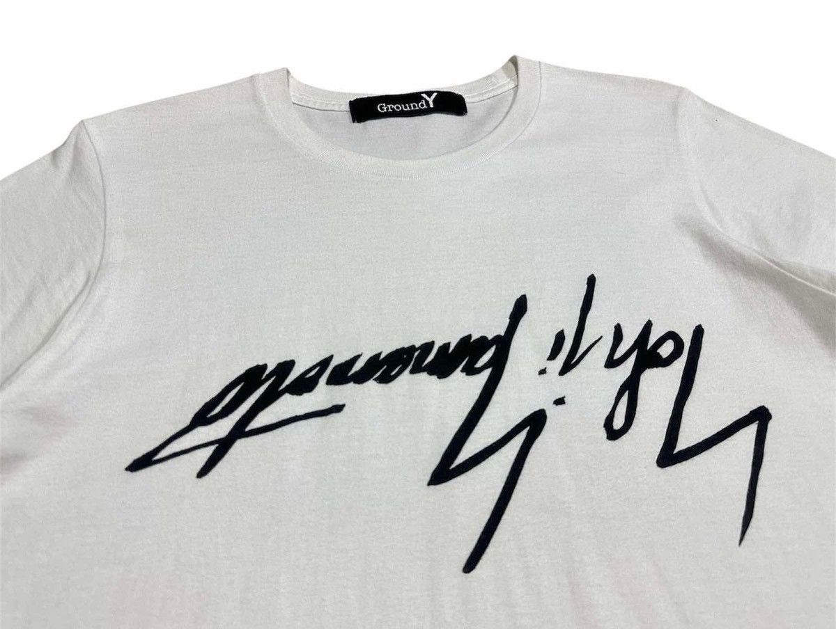Ground Y × Y's × Yohji Yamamoto 🔥Ground Y By Yohji Yamamoto Shirt Reverse Signature Size US M / EU 48-50 / 2 - 3 Thumbnail