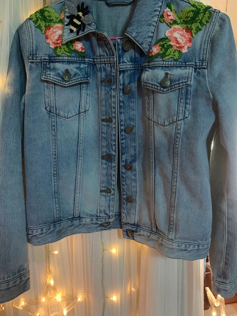 Gucci Gucci Embroidered denim jacket 2501-Nextarrow Size US XXS / EU 40 - 1 Thumbnail