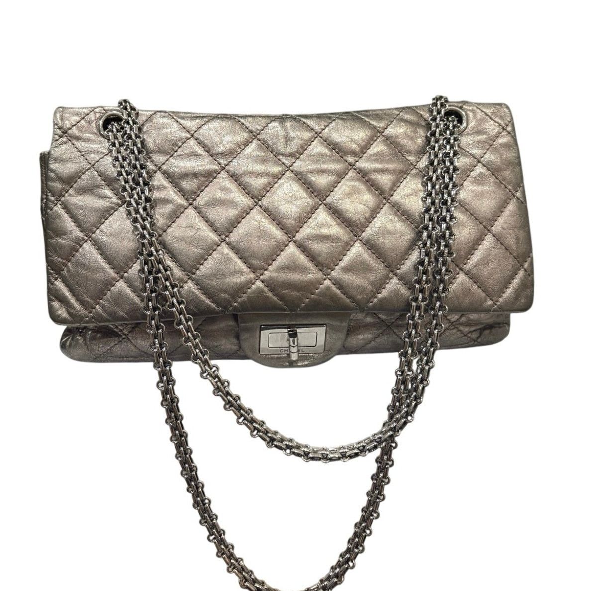 Chanel Chanel Reissue 2.25 227 Metallic Lambskin Double Flap Size ONE SIZE - 16 Thumbnail
