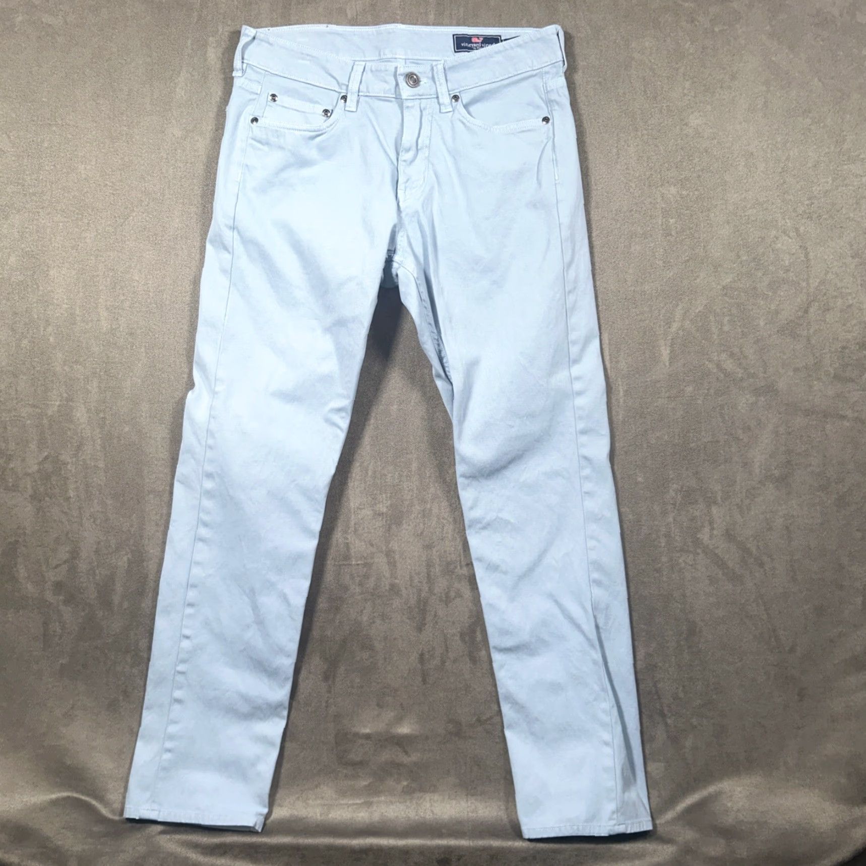 Vineyard Vines Vineyard Vines Pants Mens 30x30 Khaki Stretch 5-Pocket Twill Light Blue Size US 30 / EU 46 - 2 Thumbnail