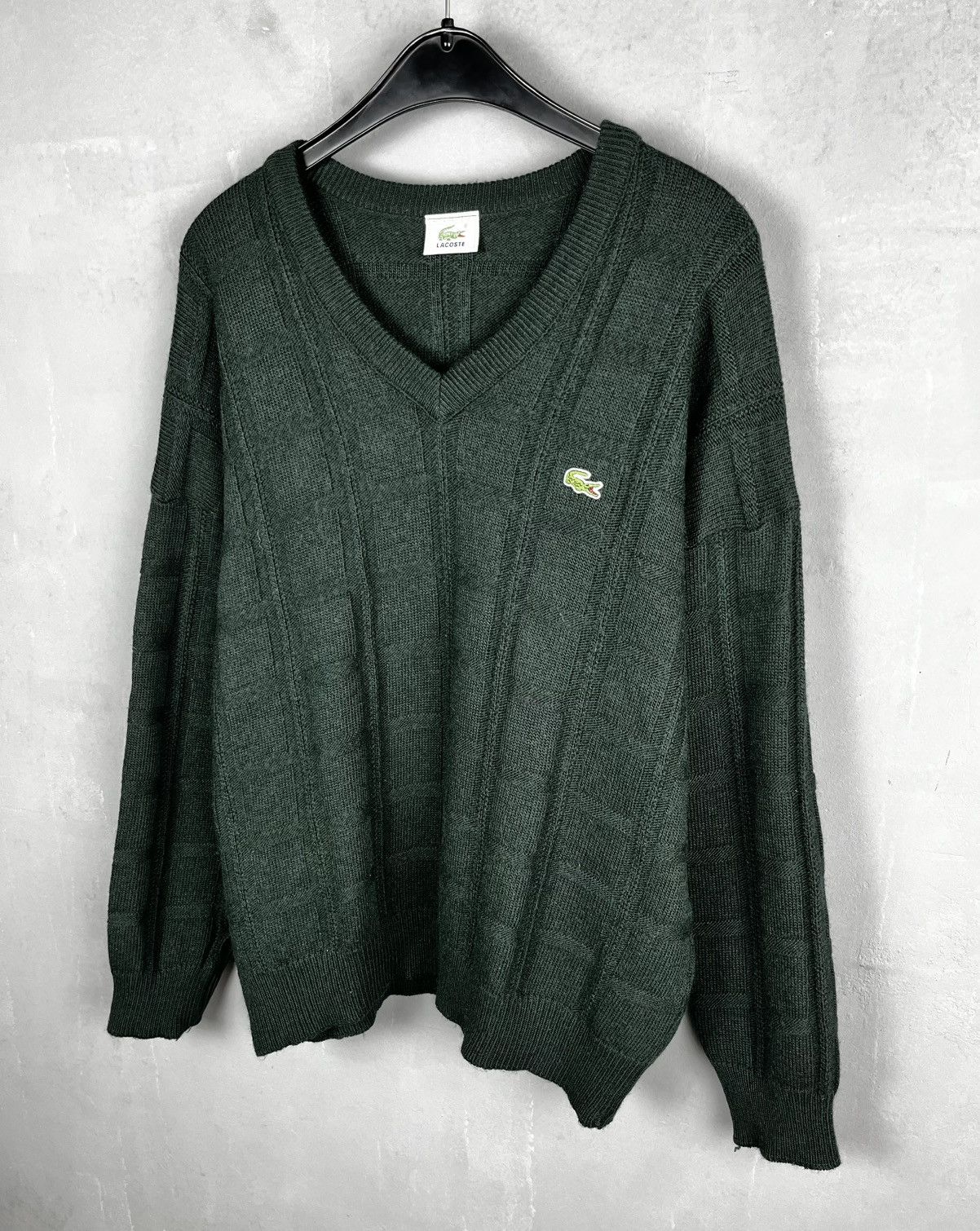 Lacoste knit sweater vintage 90s