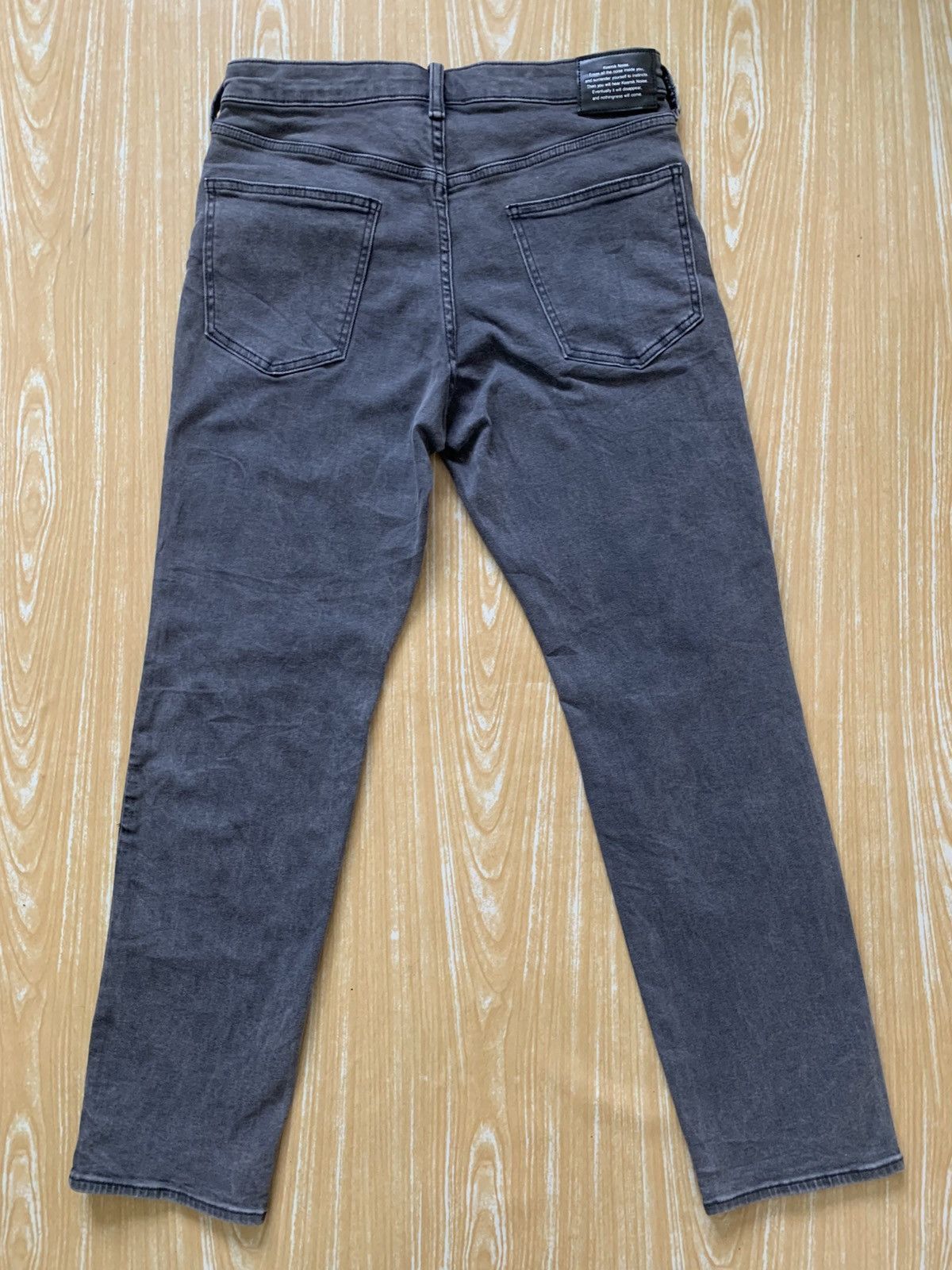 GU Distressed Gu X Undercover Faded Black Stretching Jeans Pant Size US 30 / EU 46 - 6 Thumbnail