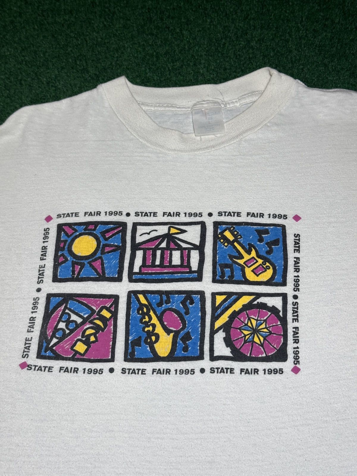 Vintage State Fair 1995 Vintage Retro 90s M/L 22x25 T Shirt Cotton Size US M / EU 48-50 / 2 - 2 Thumbnail