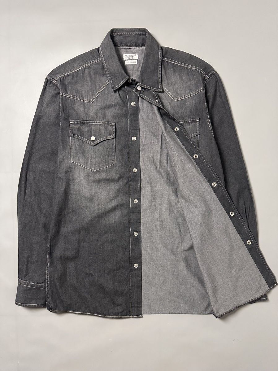 Brunello Cucinelli Brunello Cucinelli Leisure Fit Shirt Size US S / EU 44-46 / 1 - 7 Thumbnail