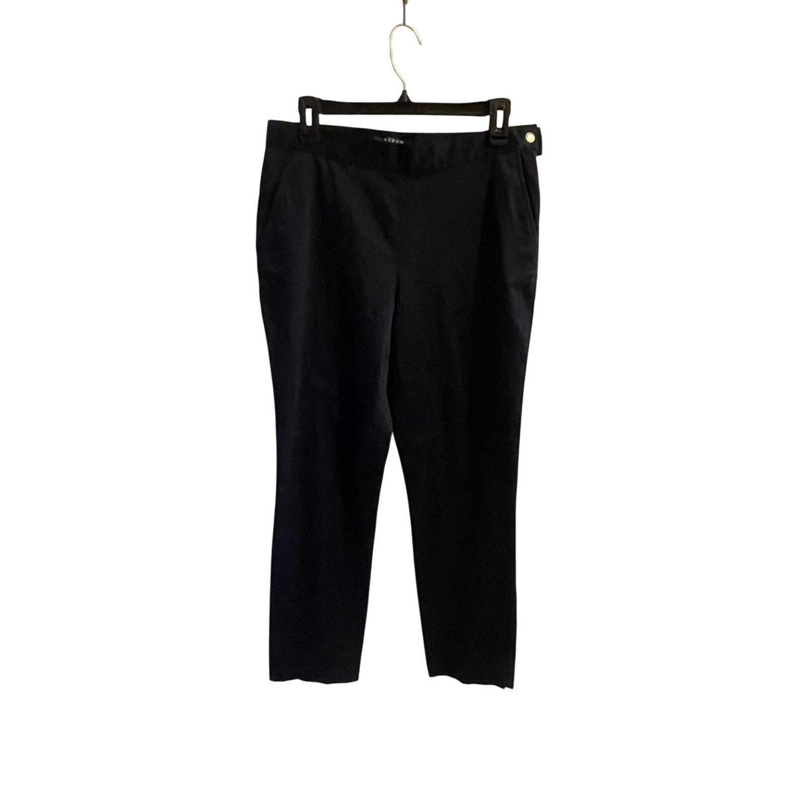 Lauren Ralph Lauren Lauren Ralph Lauren Black Pants Straight Career Casual Size 28" / US 6 / IT 42 - 6 Thumbnail
