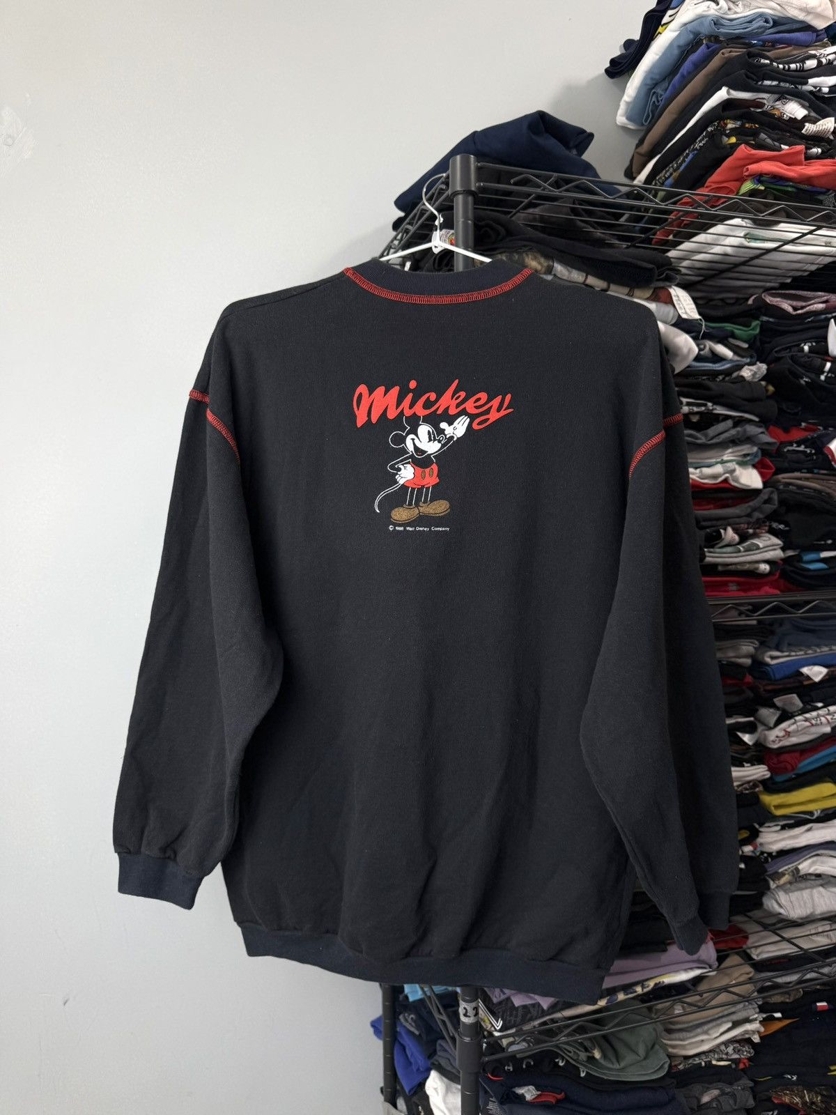 Mickey Mouse Rare! Vintage 1988 Disney Mickey Mouse Sweatshirt Size US M / EU 48-50 / 2 - 2 Thumbnail