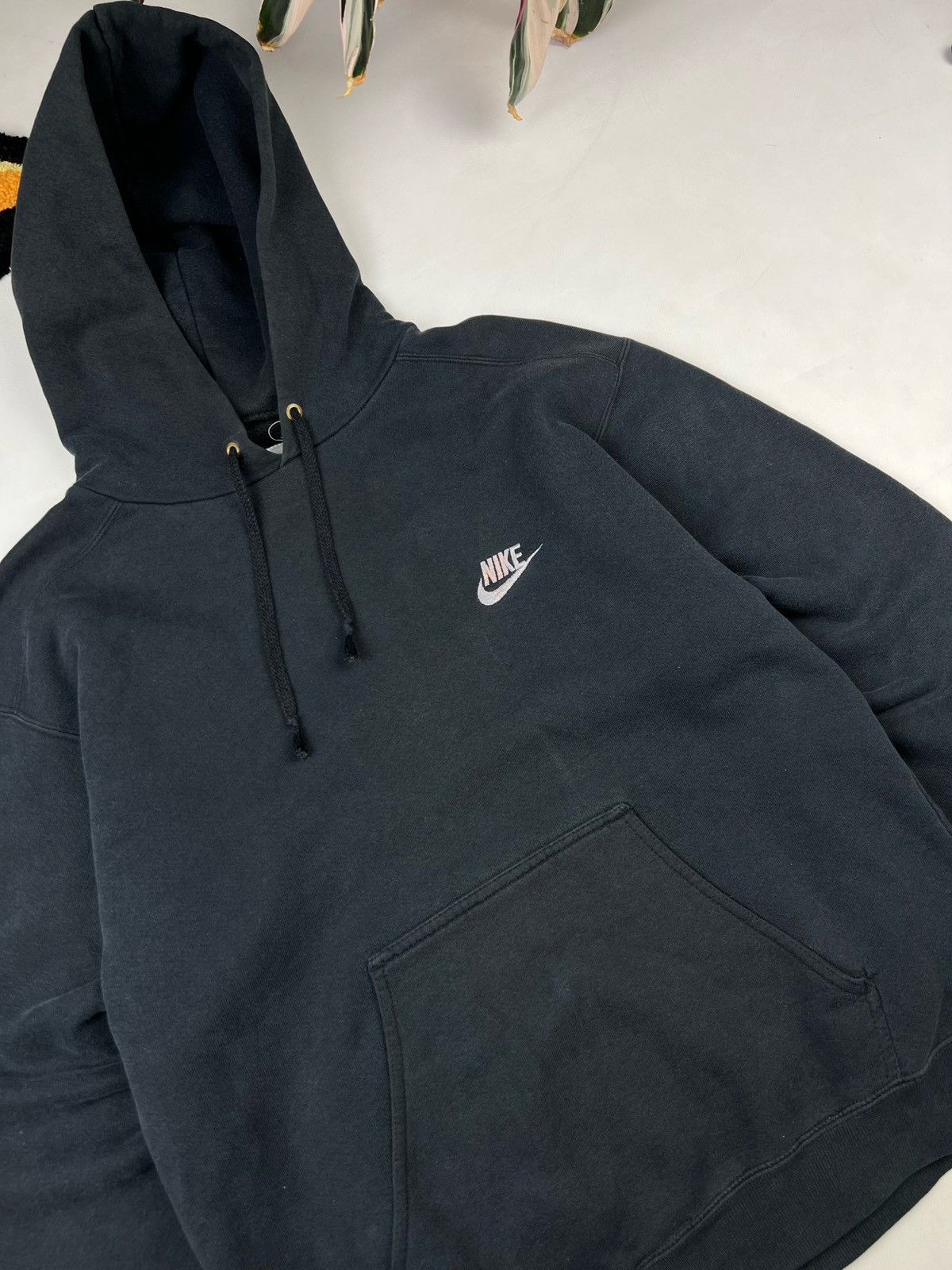 Nike × Vintage NIKE VINTAGE LOGO OVERSIZE BOXY HOODIE FADED Size US M / EU 48-50 / 2 - 5 Thumbnail