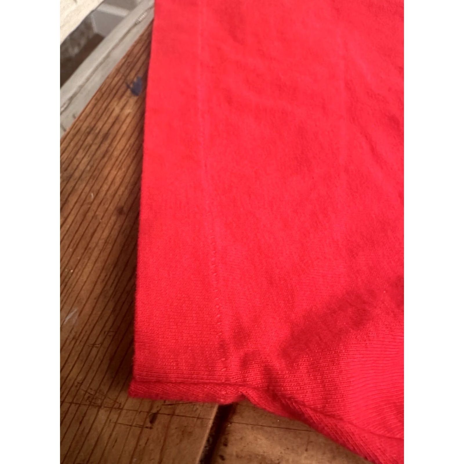 Vintage VINTAGE 90s ENUF International T-Shirt Embroidered Red Men XL NWT Single Stitch Size US XL / EU 56 / 4 - 3 Thumbnail