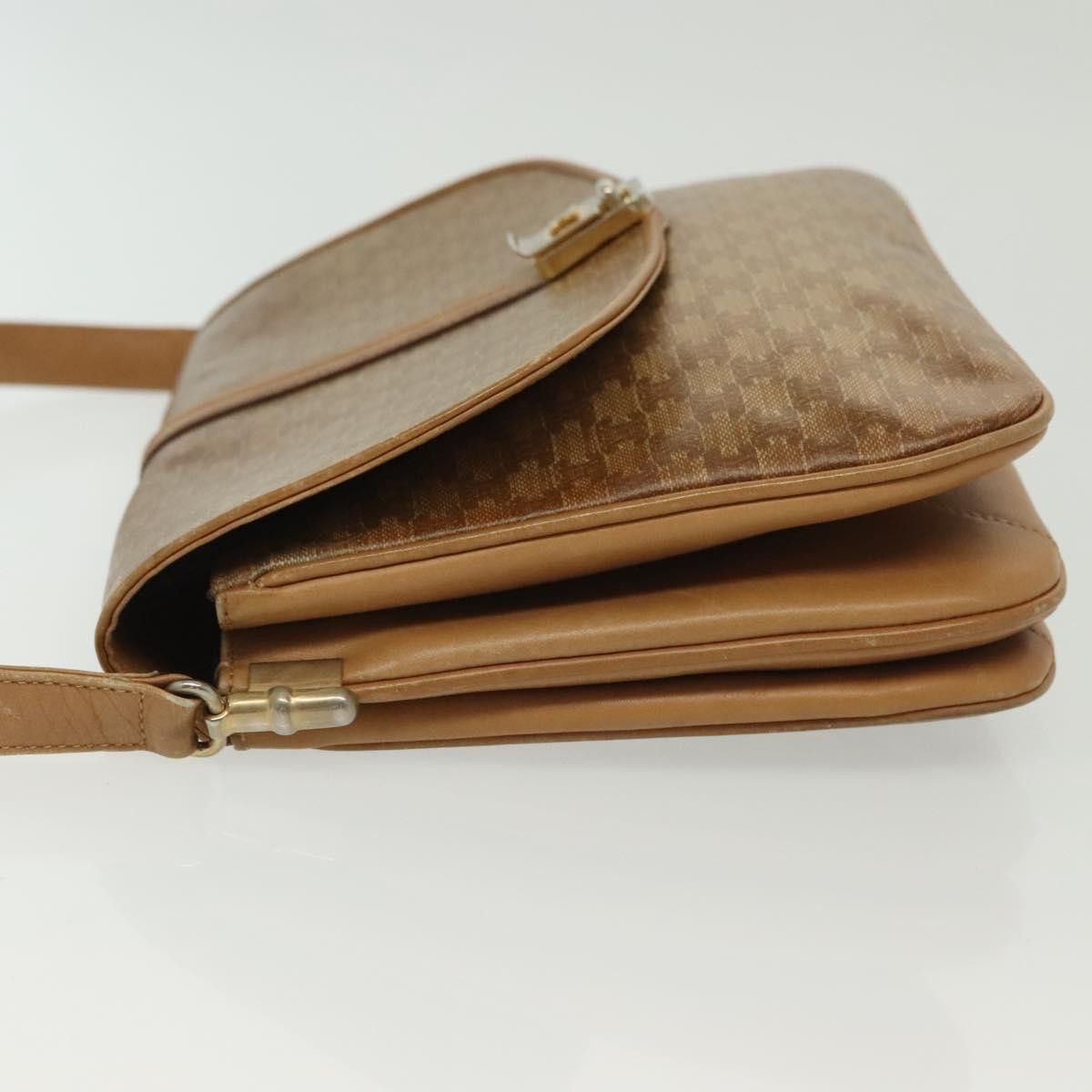 Celine CELINE Macadam Canvas Shoulder Bag Pvc Beige Gold Size ONE SIZE - 6 Thumbnail