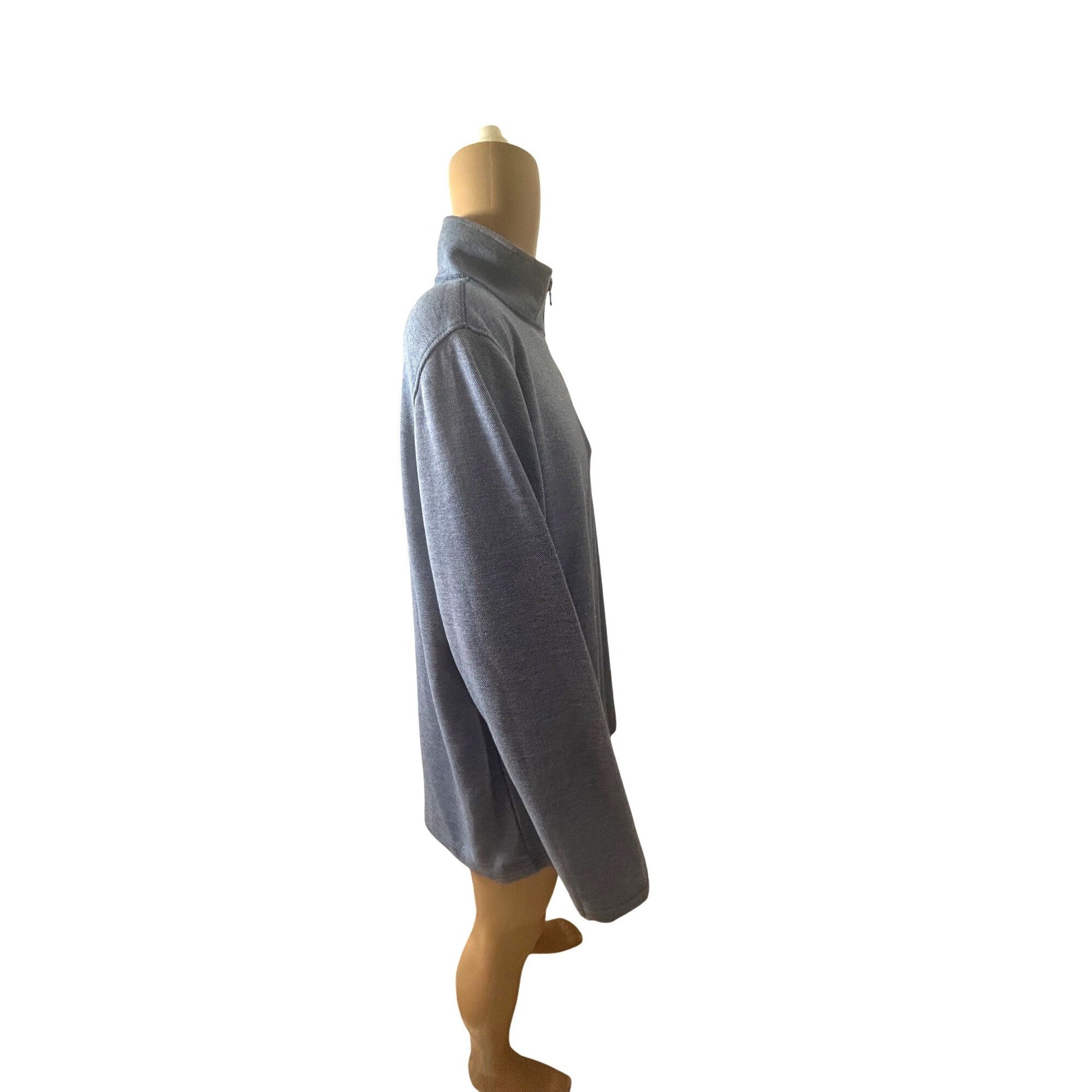 Izod Izod Saltwater Mens Shirt L Blue Long Sleeve Pullover 1/4 Zi Size US L / EU 52-54 / 3 - 10 Thumbnail