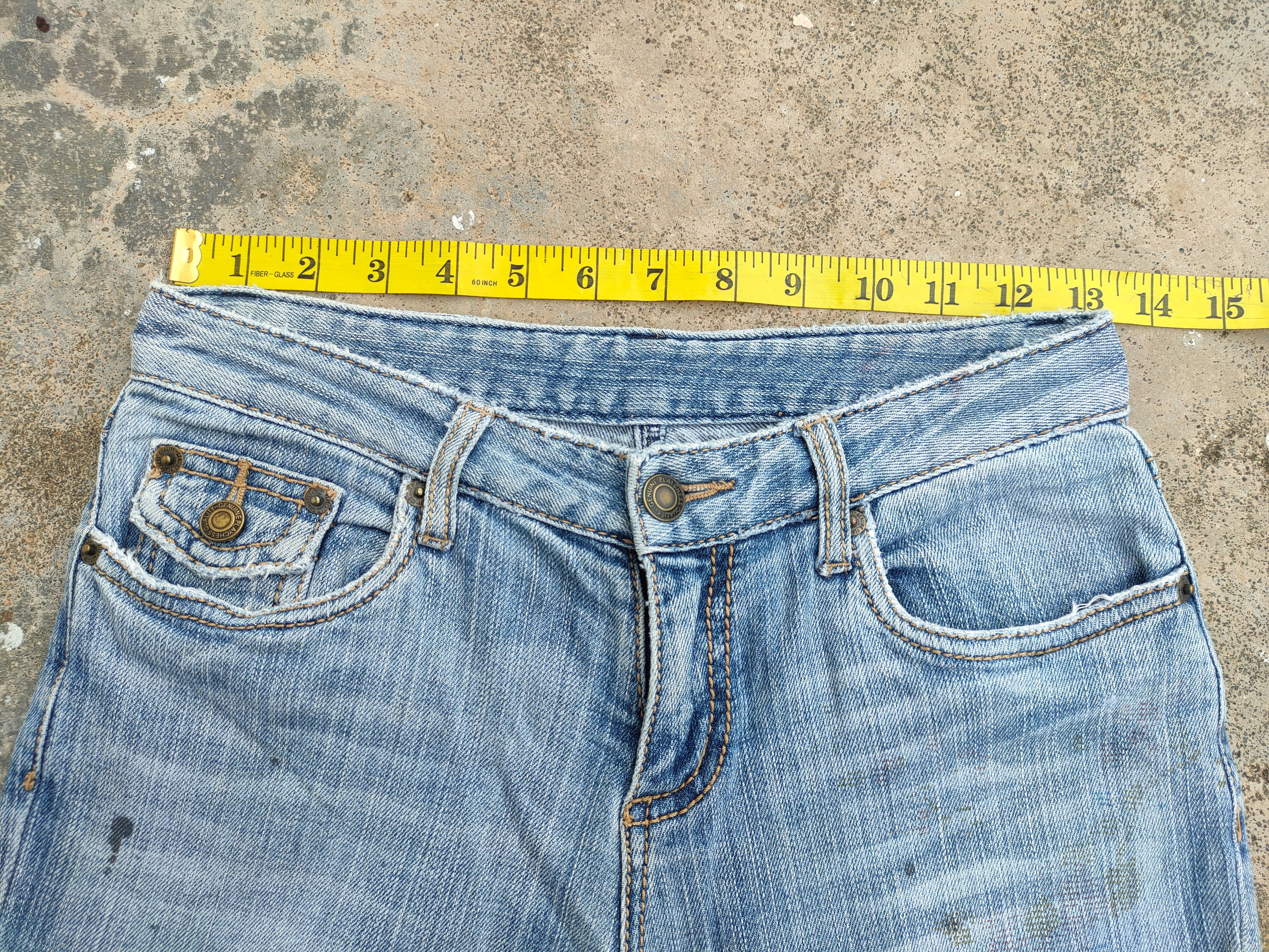 Japanese Brand VINTAGE JAPANESE FLARE FADED JEANS DENIM PANTS Size US 26 / EU 42 - 8 Thumbnail