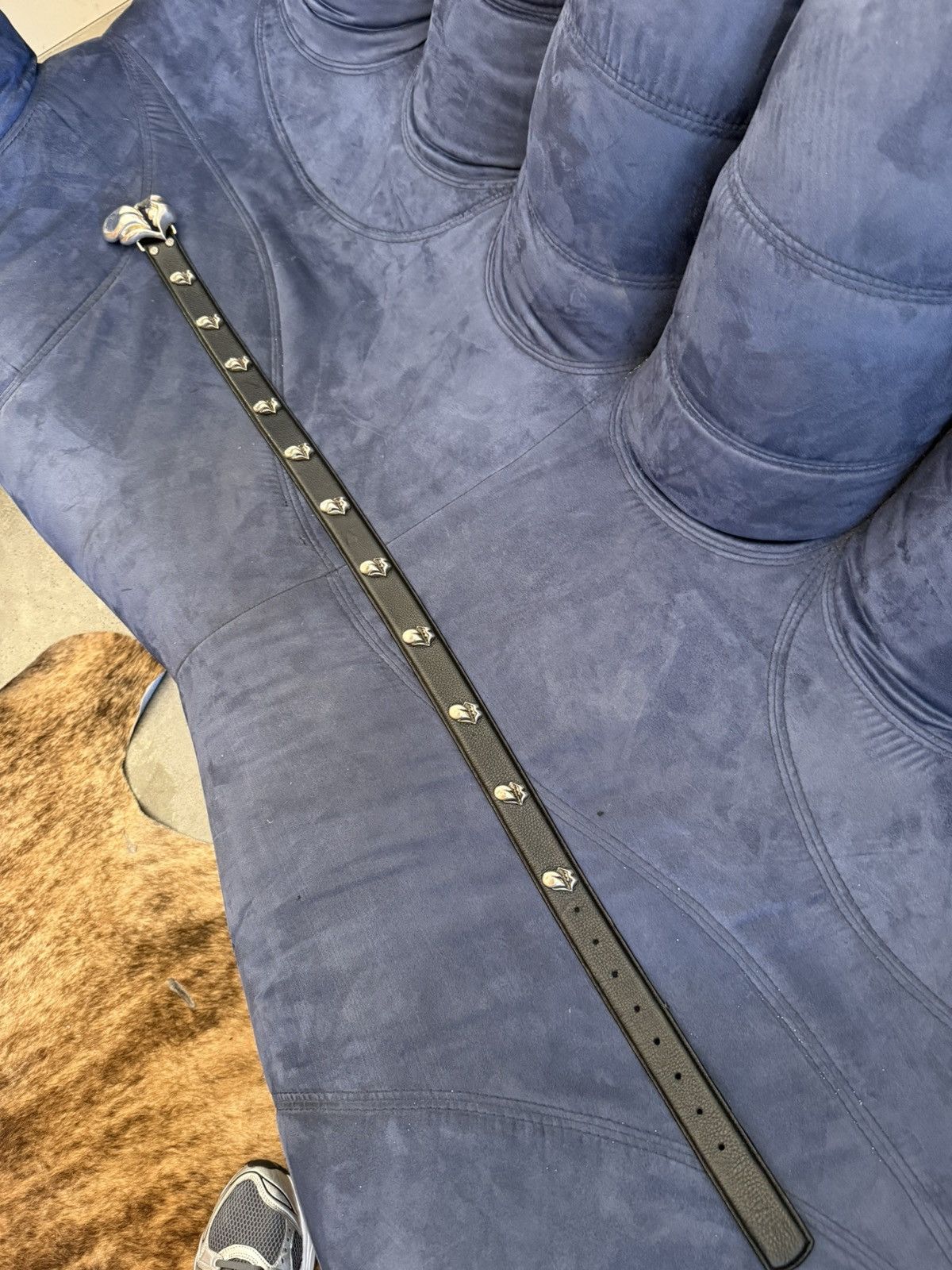 Chrome Hearts Chrome Hearts Rolling Stones Belt Size 38 - 16 Thumbnail