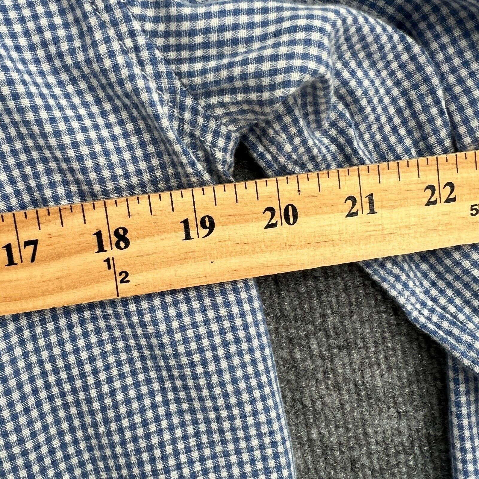 Denim & Supply Ralph Lauren Denim & Supply Ralph Lauren Blue White Gingham Plaid Size S Size S / US 4 / IT 40 - 10 Thumbnail