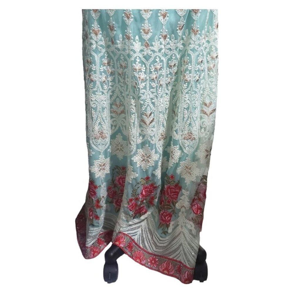 Designer CT1745 Soft Surroundings Analisa Lace & Embroidery Skirt M Size 32" / US 10 / IT 46 - 7 Thumbnail