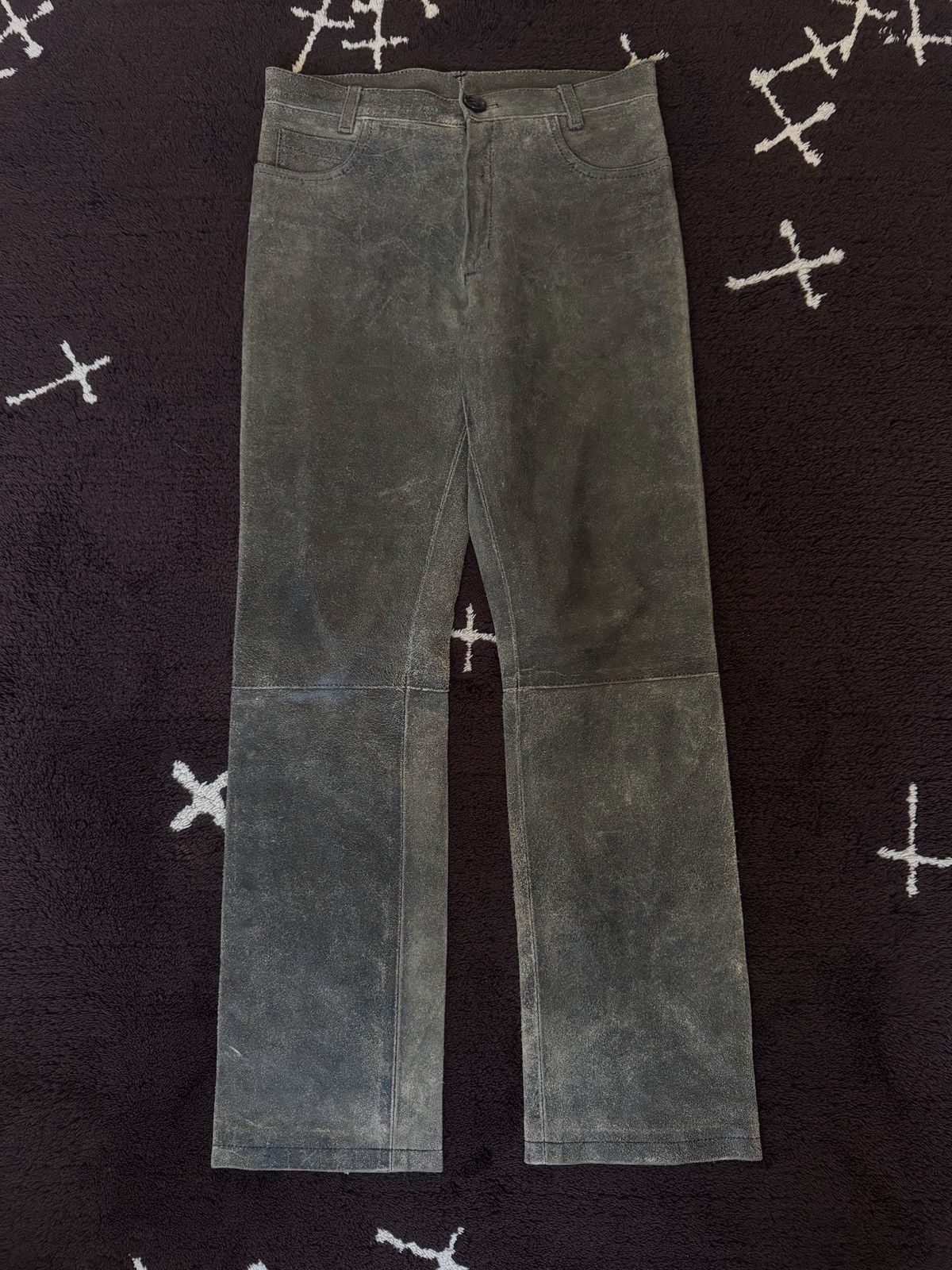 Raf Simons Raf Simons AW2002-2003 Virgina Creeper leather pants Size US L / EU 52-54 / 3 - 1 Thumbnail