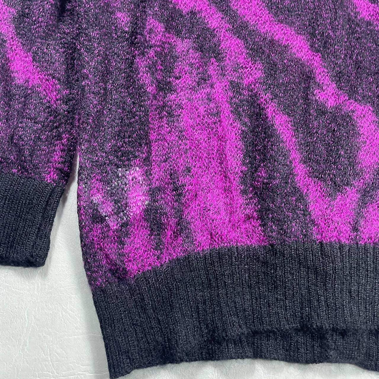No. 21 No 21 MOHAIR ZEBRA PRINTED CARDIGAN Size M / US 6-8 / IT 42-44 - 7 Thumbnail