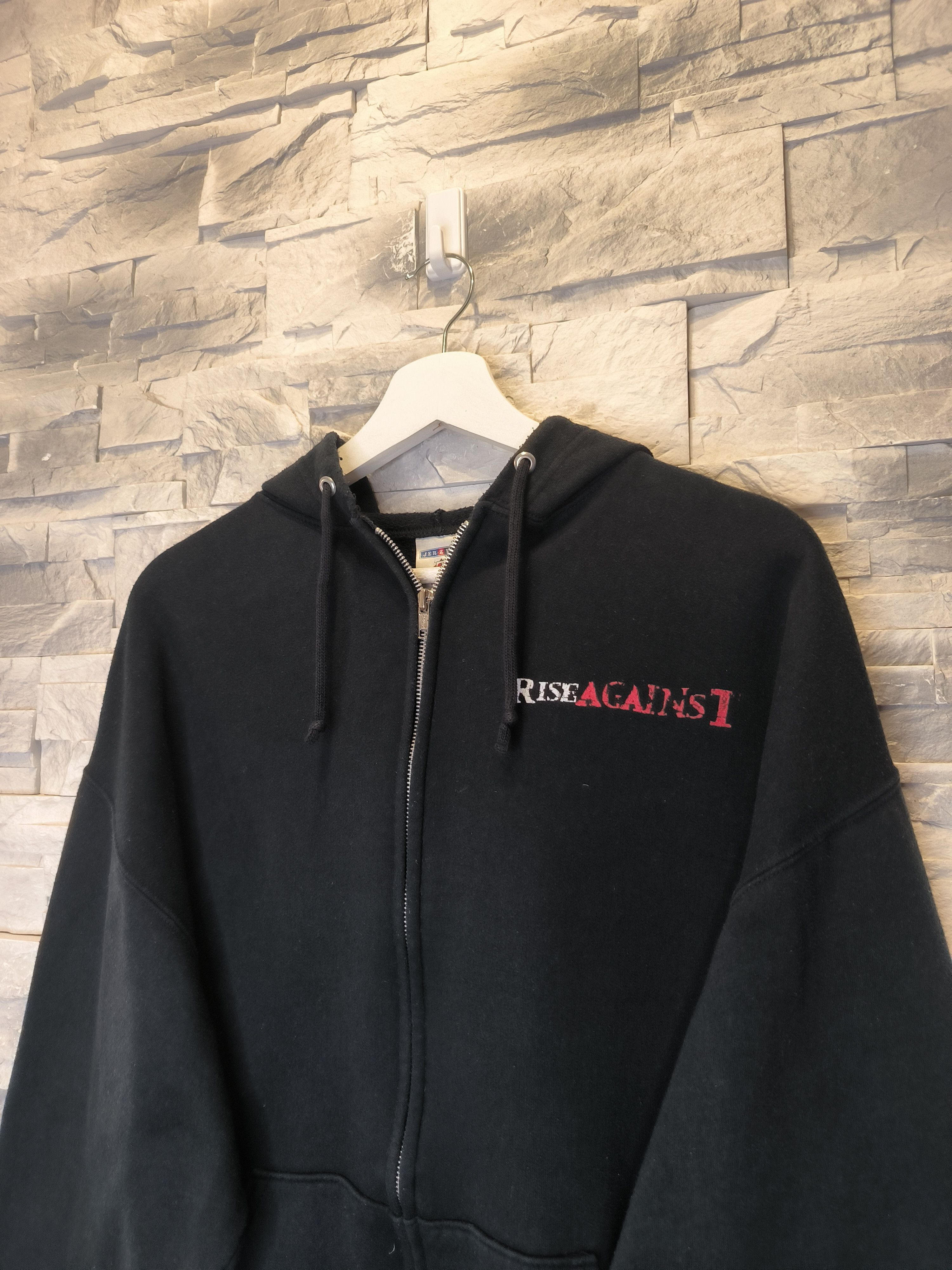 Band Tees Vintage Rise Against Zip Hoodie Band Rock Size US M / EU 48-50 / 2 - 4 Thumbnail
