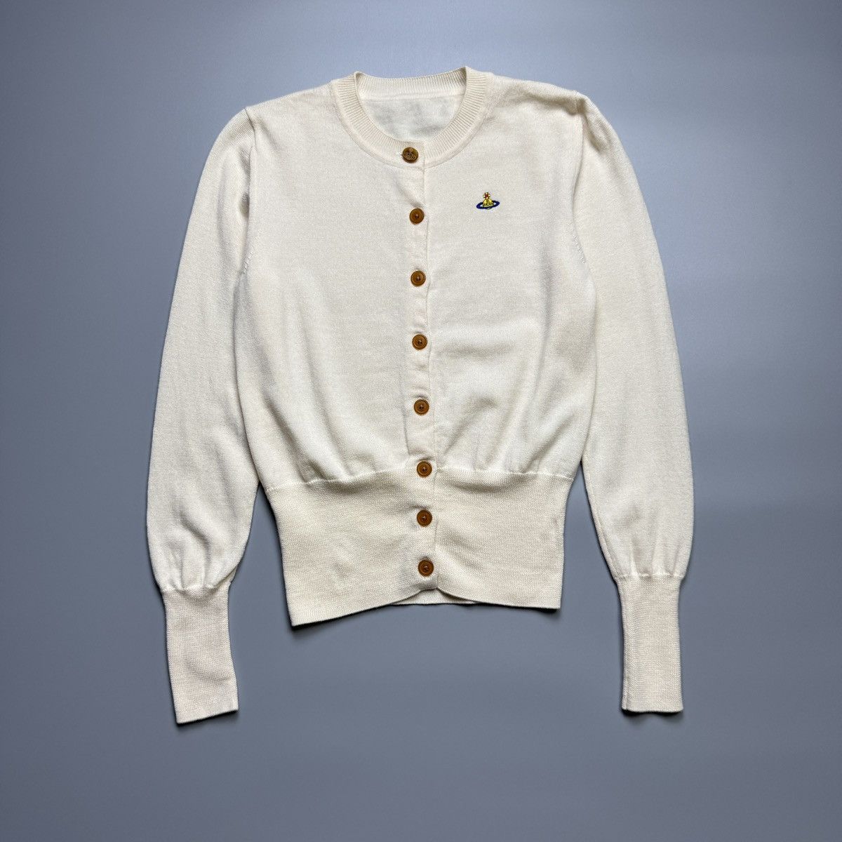 Vivienne Westwood Vivienne Westwood - Bea Cropped In Cream Cardigan Size S / US 4 / IT 40 - 1 Thumbnail