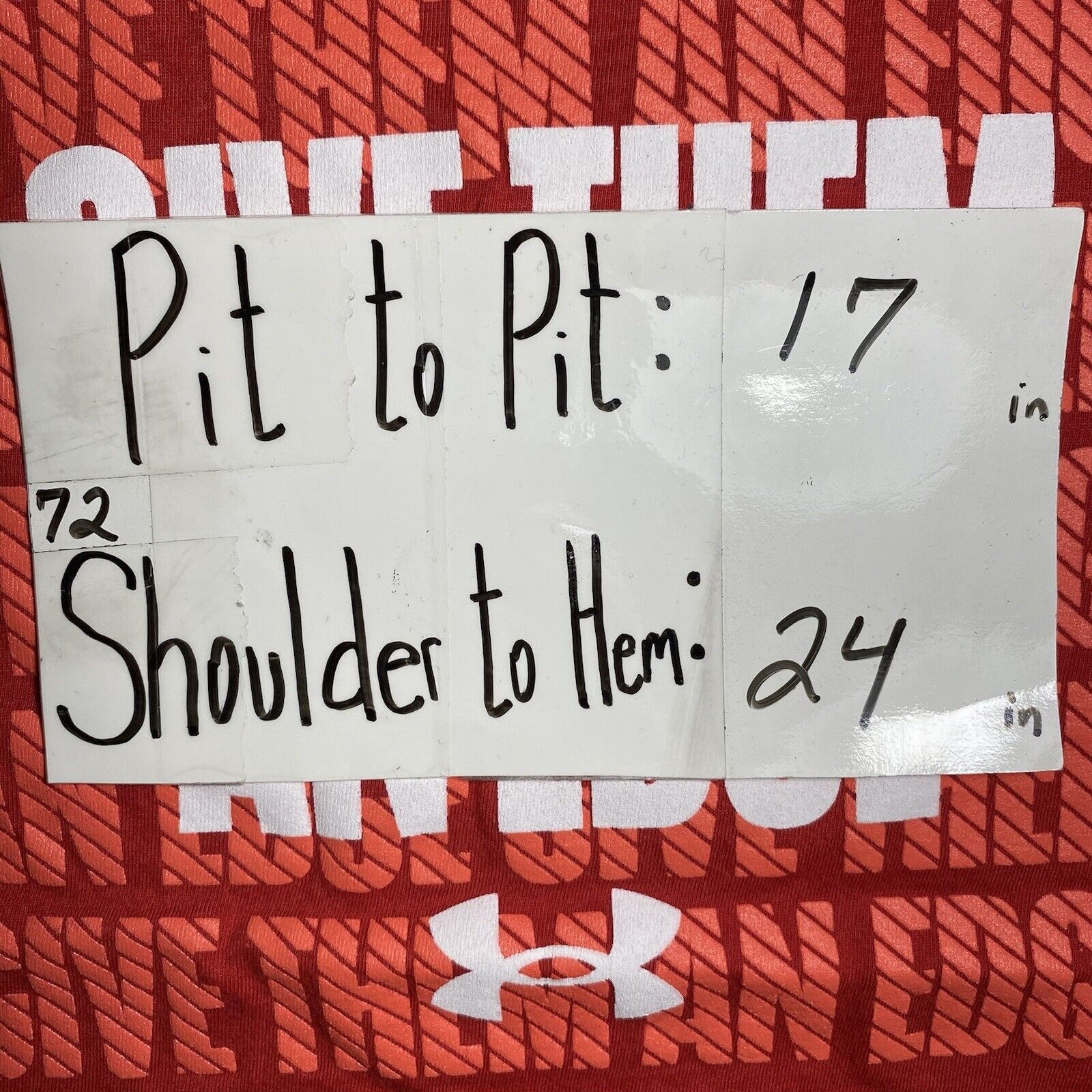 Under Armour Under Armour Small Loose Fit Graphic T Shirt Give Them Edge Size S / US 4 / IT 40 - 11 Thumbnail