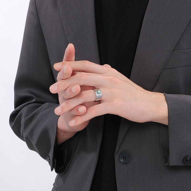 Jewelry Vintage Jewelry Rings Open Size Chrome Ring (Size 7-13) Size ONE SIZE - 3 Thumbnail