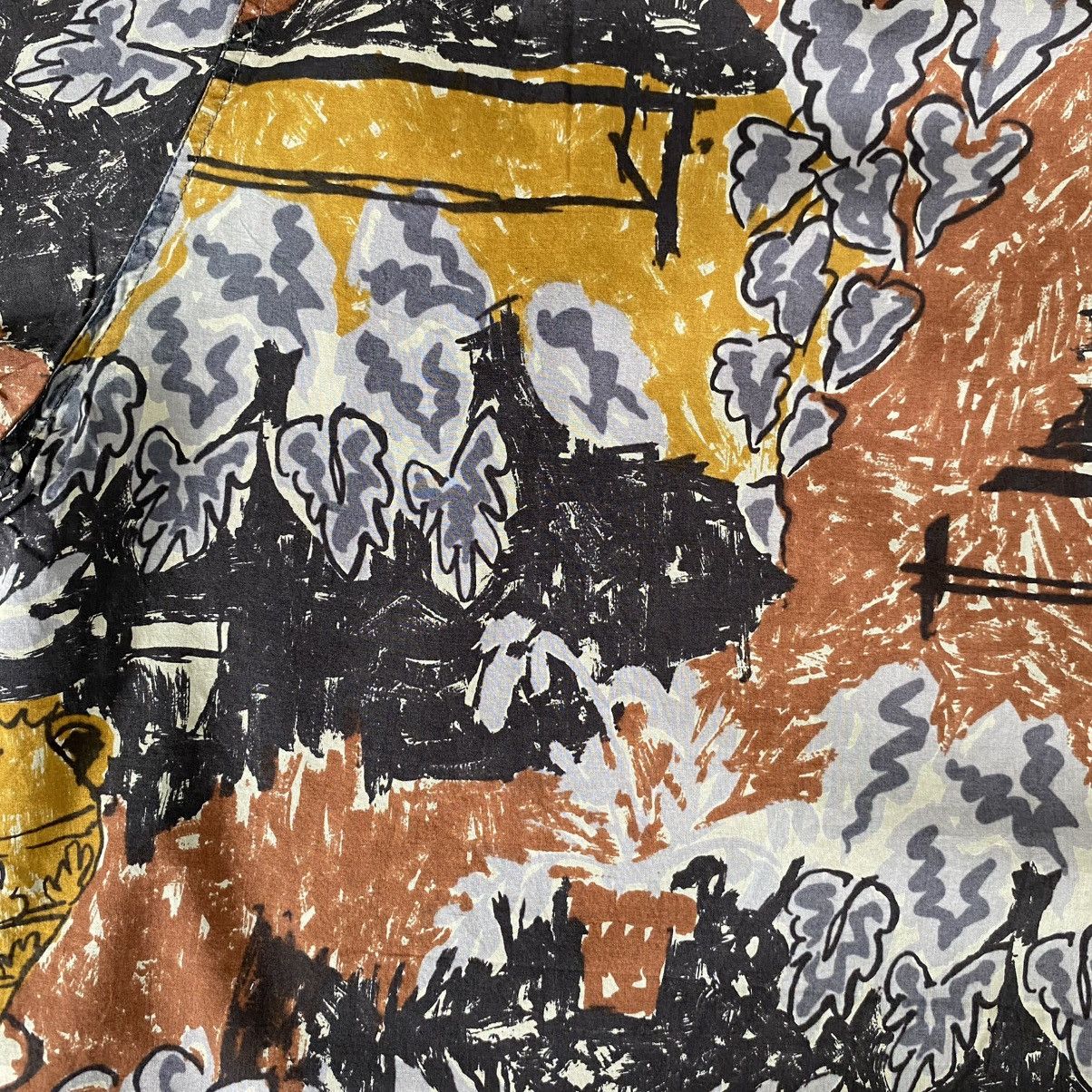Yves Saint Laurent Vintage 90’s YSL Pour Homme Batik Abstract Button Ups Shirts Size US L / EU 52-54 / 3 - 9 Thumbnail