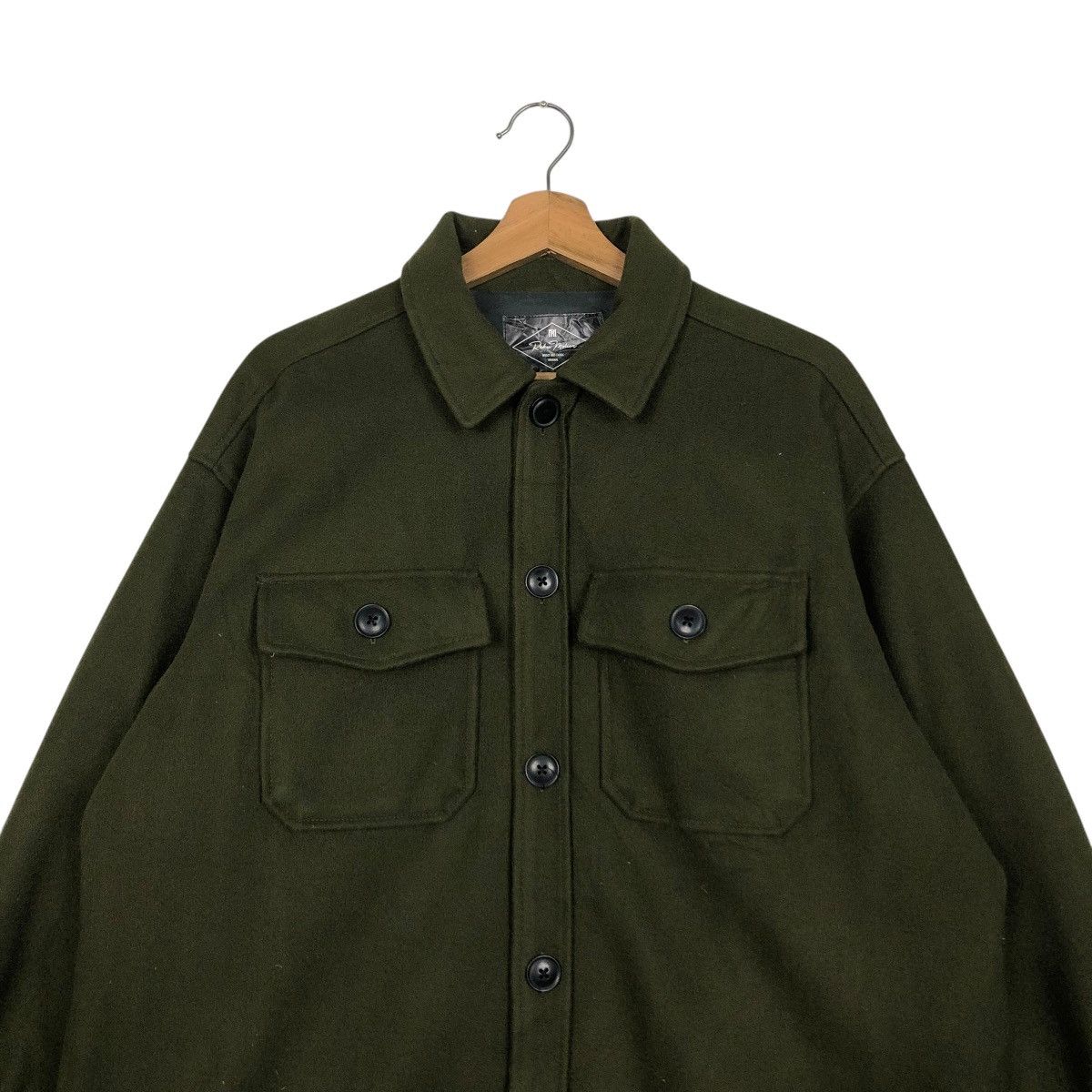 Japanese Brand 🔥VINTAGE WOOL CHORE WORK JACKET RAGEBLUE JPN ISSEY MIYAKE Size US M / EU 48-50 / 2 - 5 Thumbnail