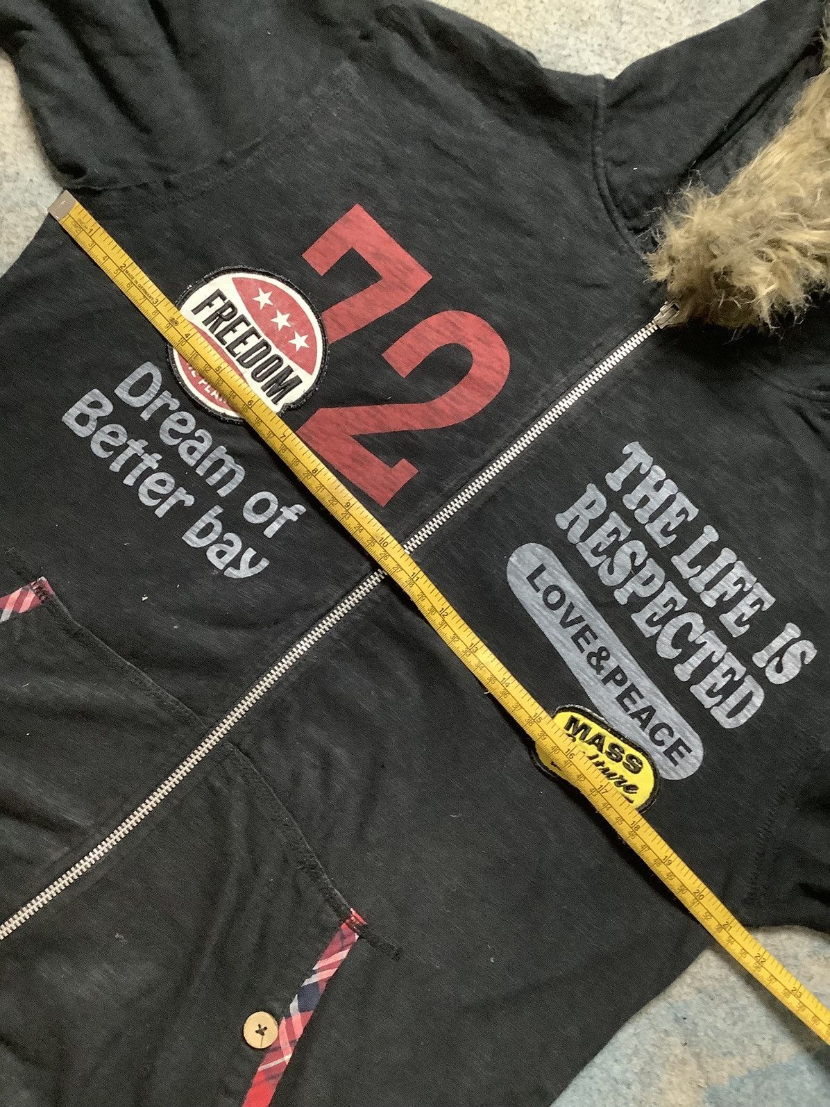 Designer × If Six Was Nine × Le Grande Bleu (L.G.B.) Thruxton Faux Fur Hoodies Like If6w9 LGB style Size US L / EU 52-54 / 3 - 13 Thumbnail