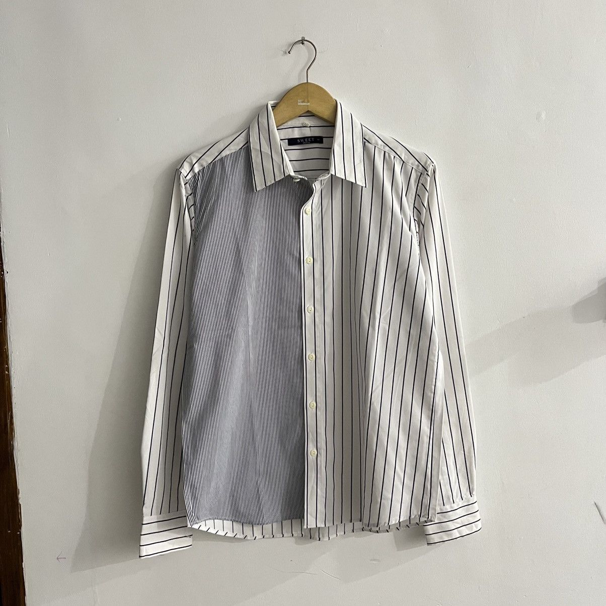 Japanese Brand Sweet - Striped Iconic Longsleeve Shirt Size US M / EU 48-50 / 2 - 1 Thumbnail