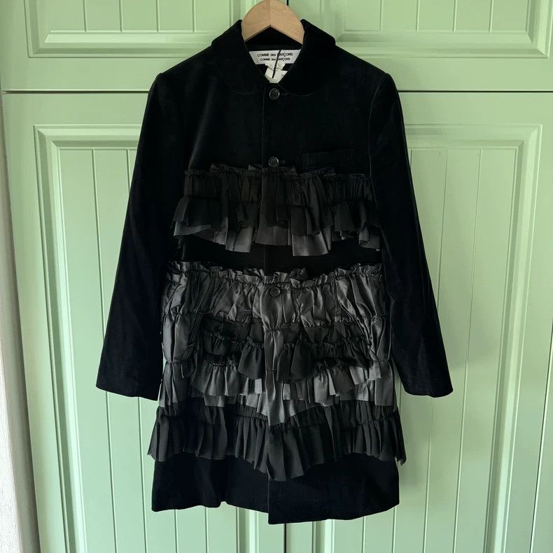 Comme des Garcons Comme Des Garcons The coat jacket is made of velvet fabric Size S / US 4 / IT 40 - 1 Thumbnail