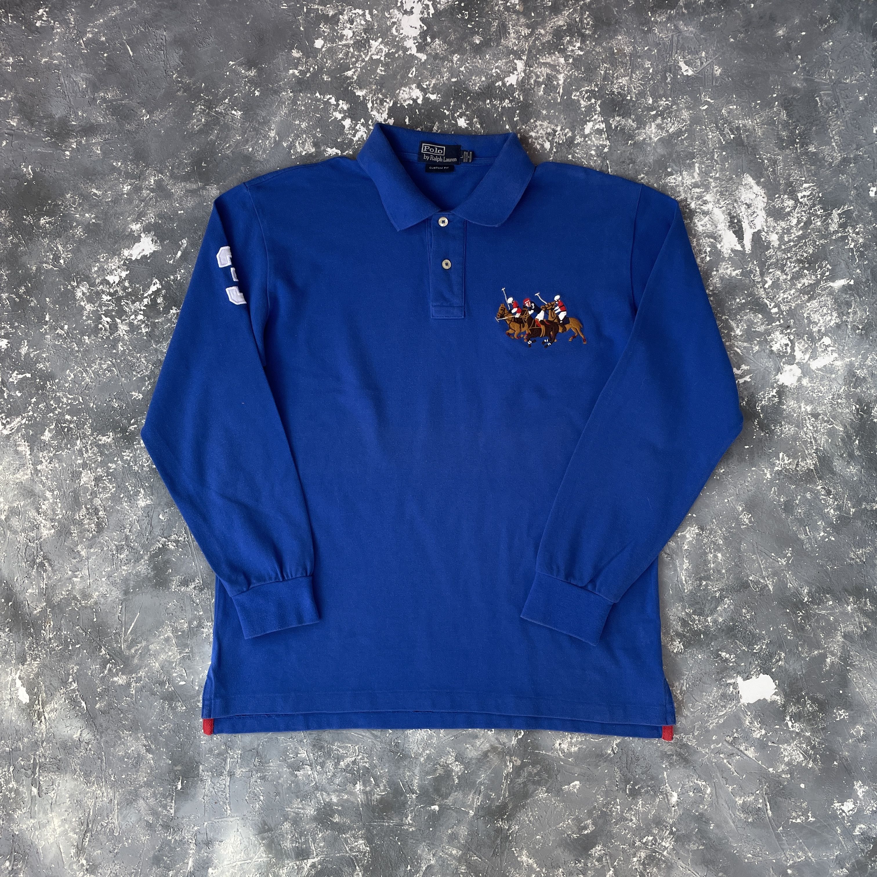 Polo Ralph Lauren × Ralph Lauren × Vintage vintage ralph lauren chief keef polo longsleeve shirt Size US L / EU 52-54 / 3 - 1 Thumbnail