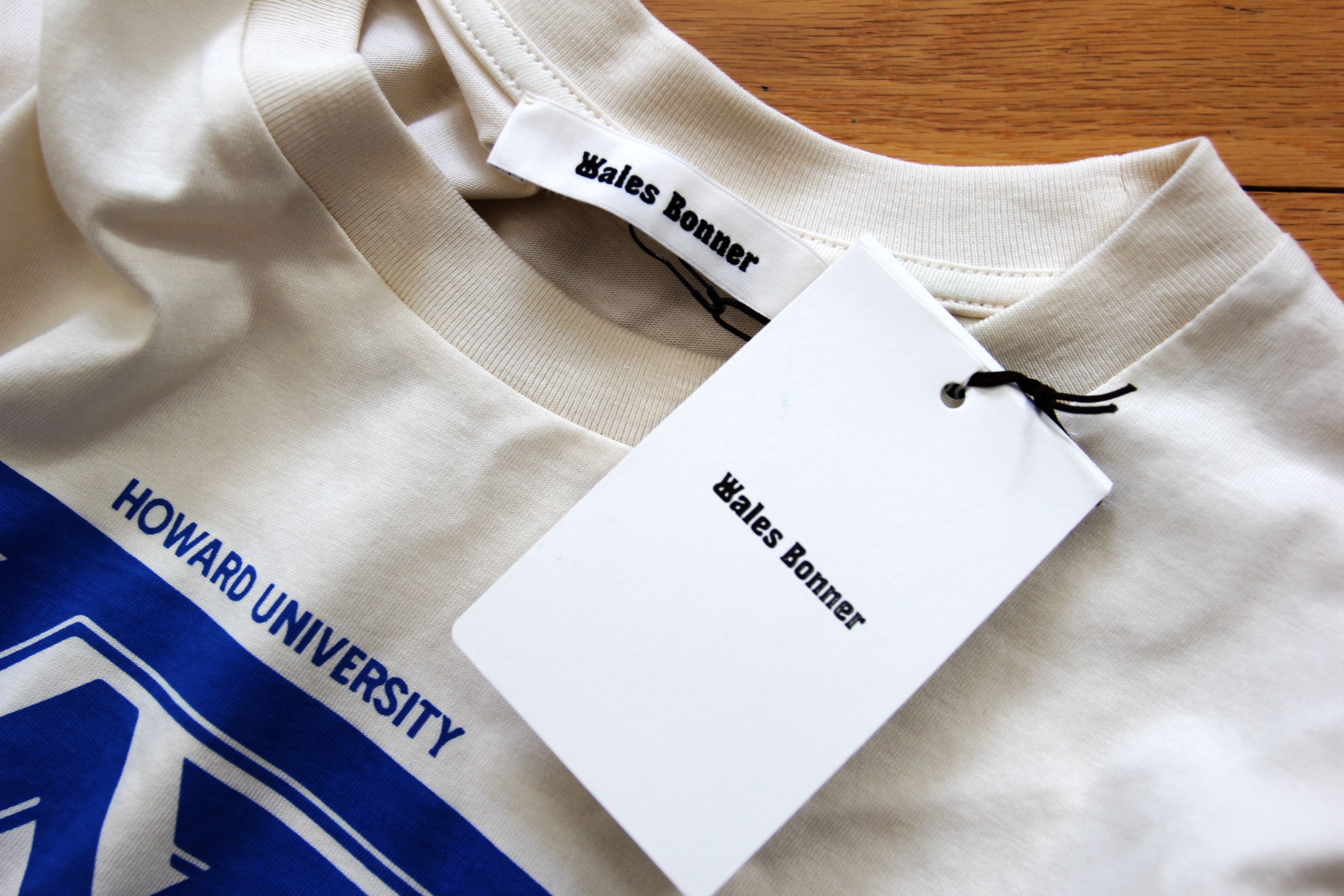 Wales Bonner BNWT AW24 WALES BONNER x HOWARD UNIVERSITY JAZZ TSHIRT S Size US S / EU 44-46 / 1 - 10 Thumbnail