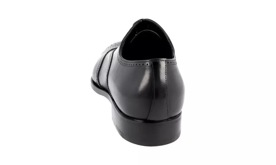 Prada o1mt1gz0225 Oxford Lace Up Shoes in Black Size US 6 / EU 39 - 4 Thumbnail