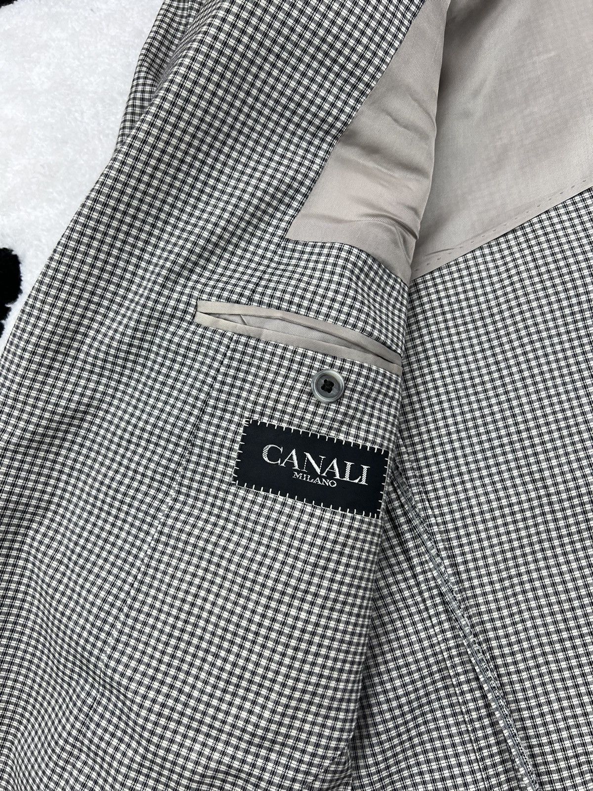 Canali Vintage Canali Italy Luxury Buisness Blazer Size 58R Size 54R - 9 Thumbnail