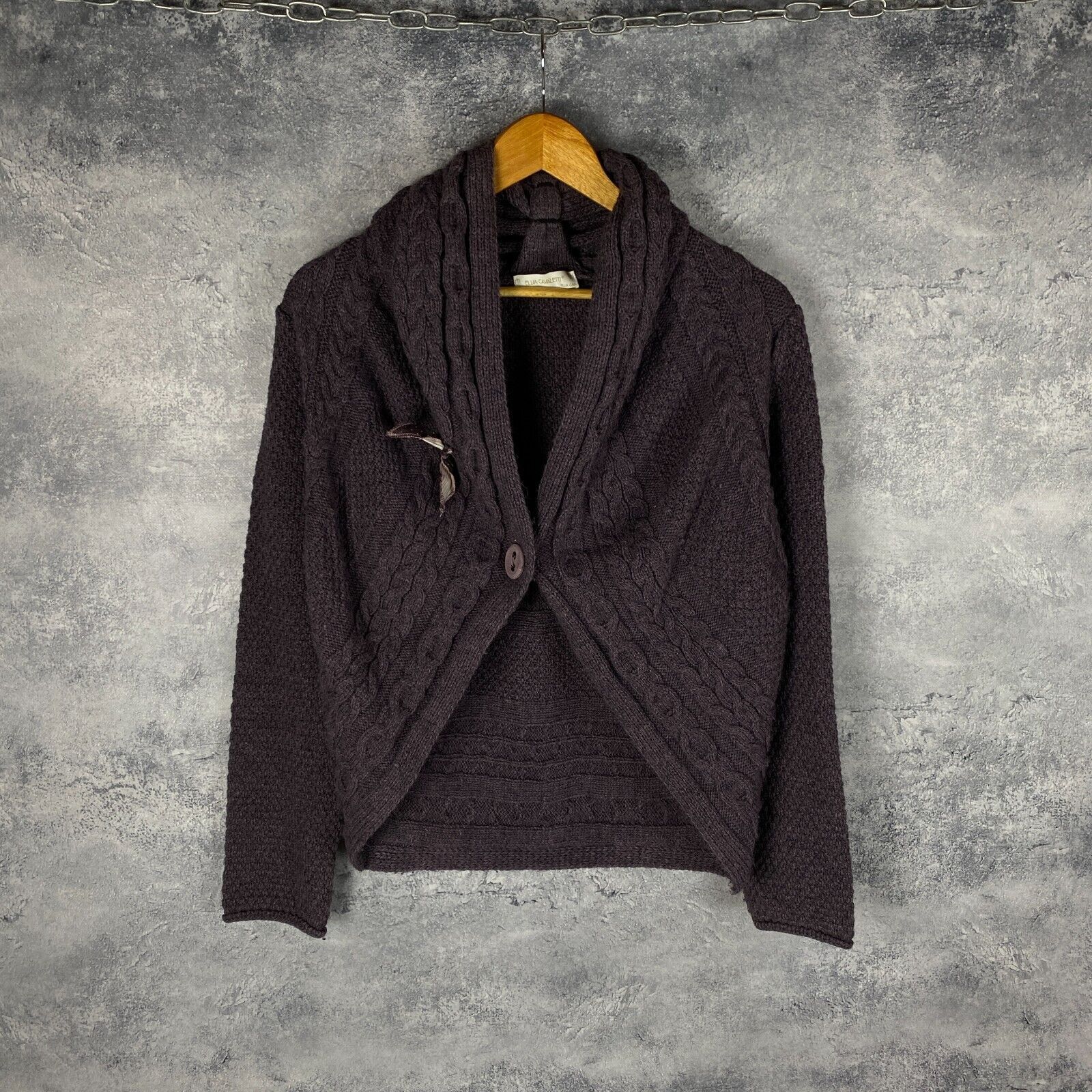 Elisa Cavaletti Elisa Cavaletti Cardigan Women's Size M Purple Long Sleeve ` Size M / US 6-8 / IT 42-44 - 1 Thumbnail