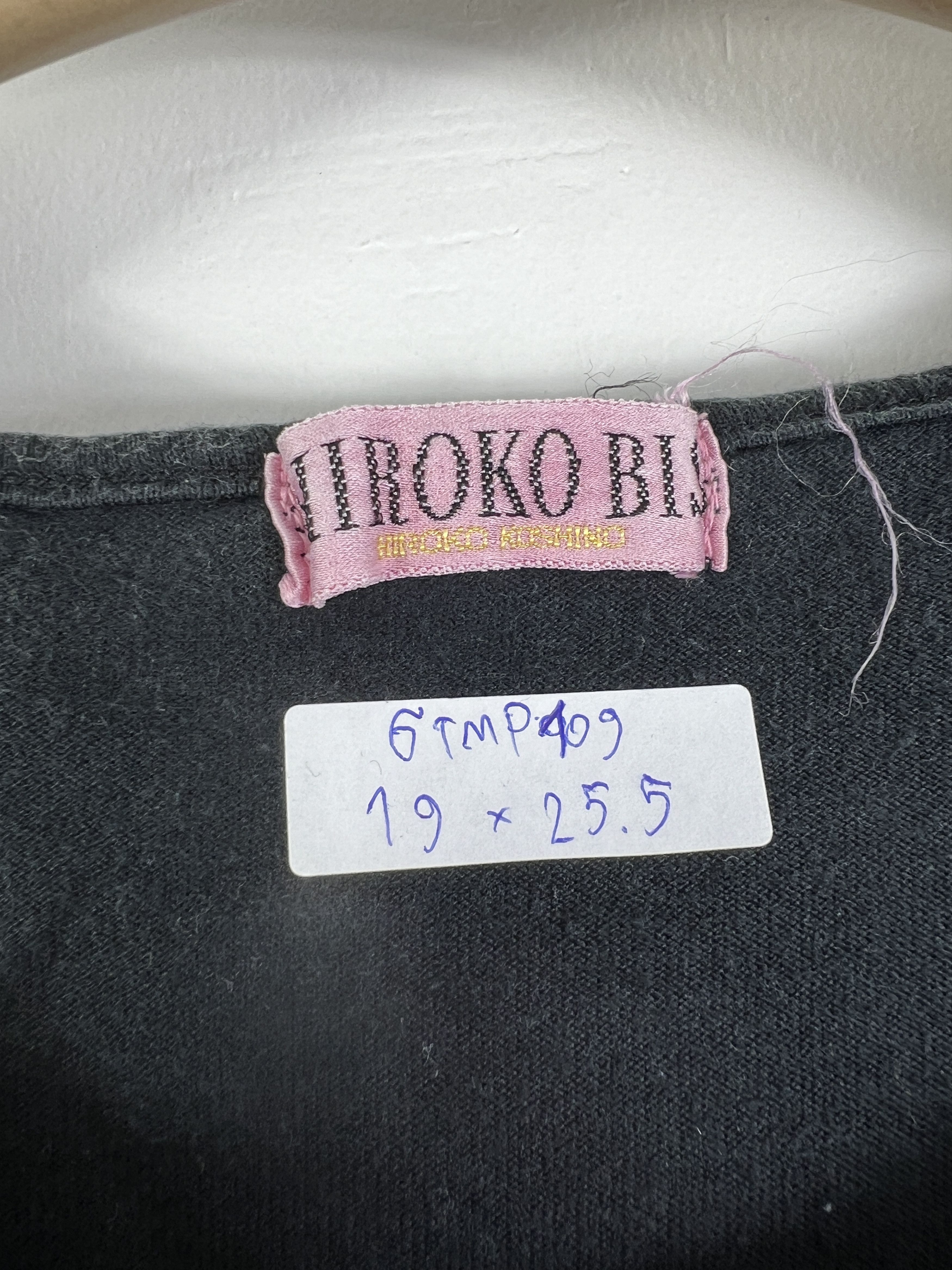 Hiroko Koshino Homme Vintage Hiroko Koshino BIS Box Logo Tee (9T) GTMP109 Size US M / EU 48-50 / 2 - 3 Thumbnail
