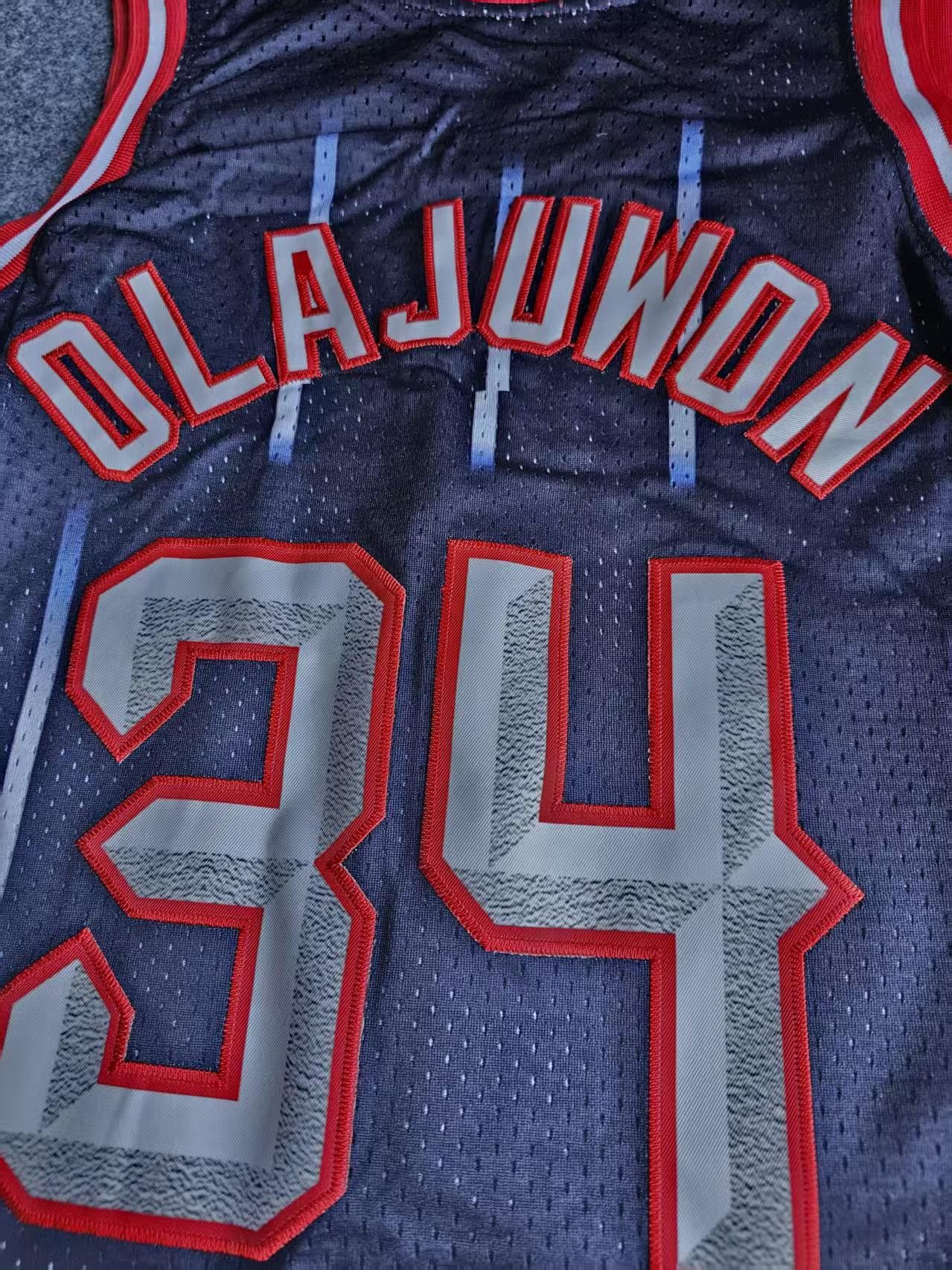 NBA 1999 97 Houston Rockets 34 Hakeem Olajuwon Jersey Size US M / EU 48-50 / 2 - 3 Thumbnail