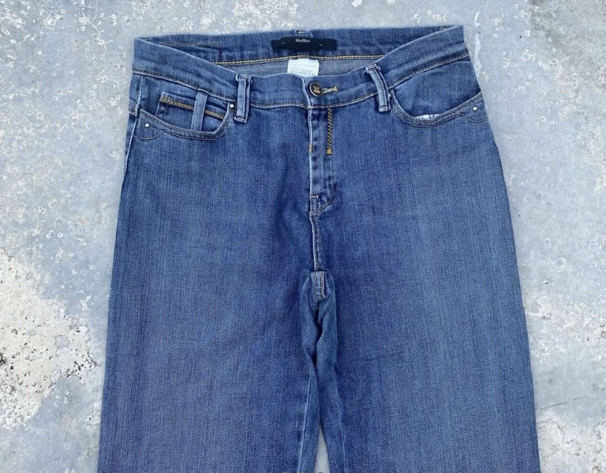 Max Mara × Weekend Max Mara 🔥🔥✅VTG MAX MARA WEKEND LINE BOOTCUT/FLARE JEANS Size 29" - 4 Thumbnail