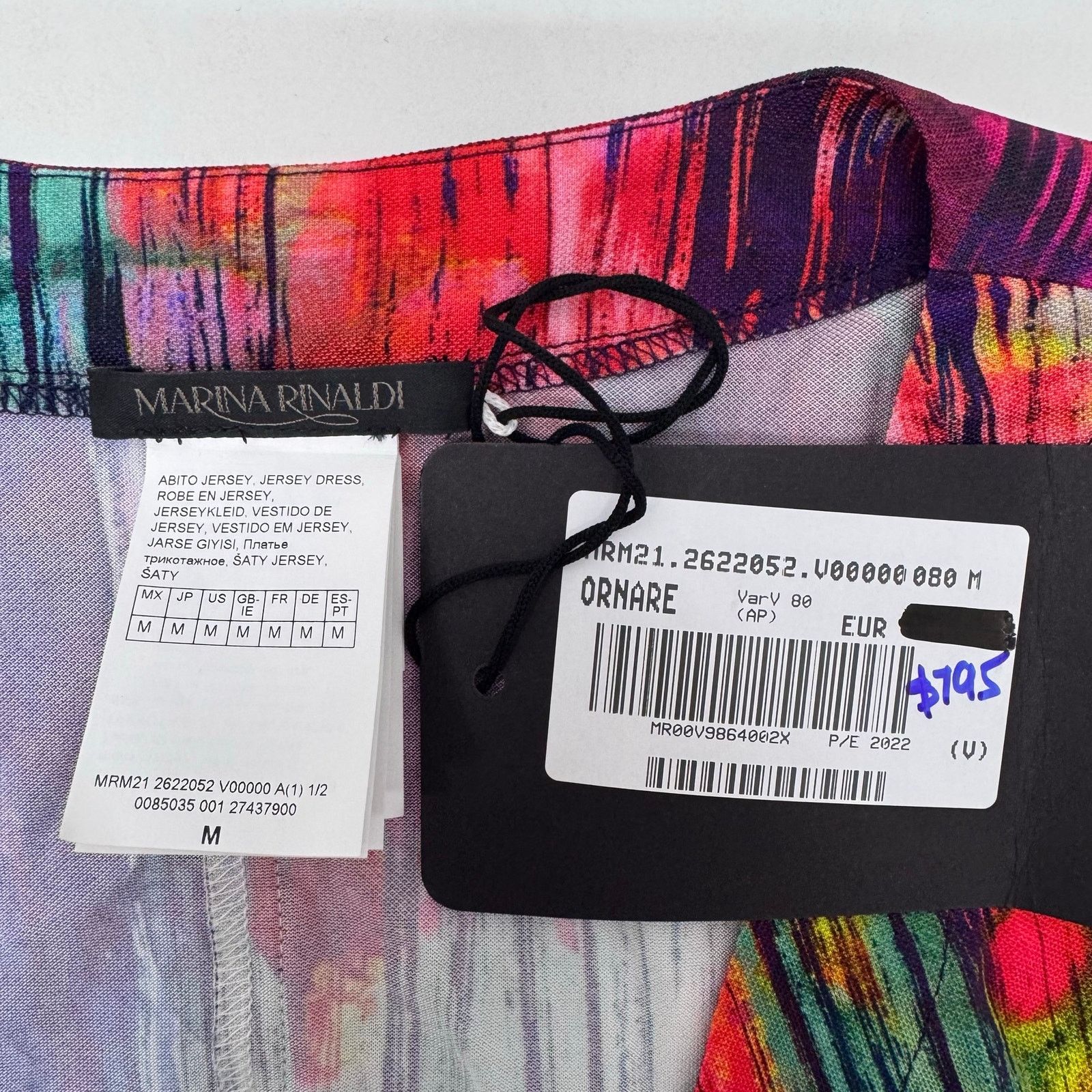 Marina Rinaldi Marina Rinaldi Ornare Wrap Dress multicolor stripe grosgrain Size XL / US 12-14 / IT 48-50 - 9 Thumbnail